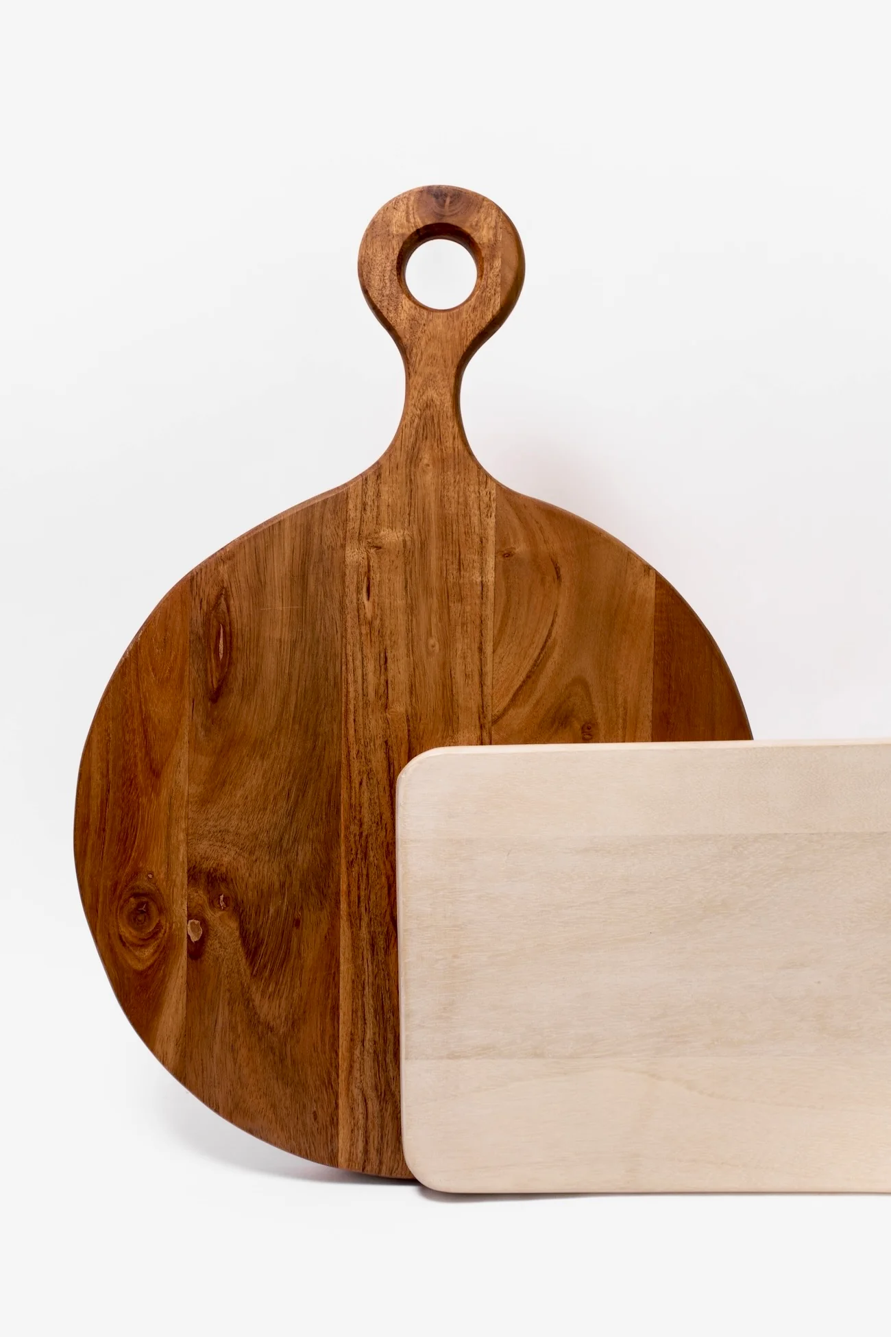 Acacia Wood Board with Handle - Image 3