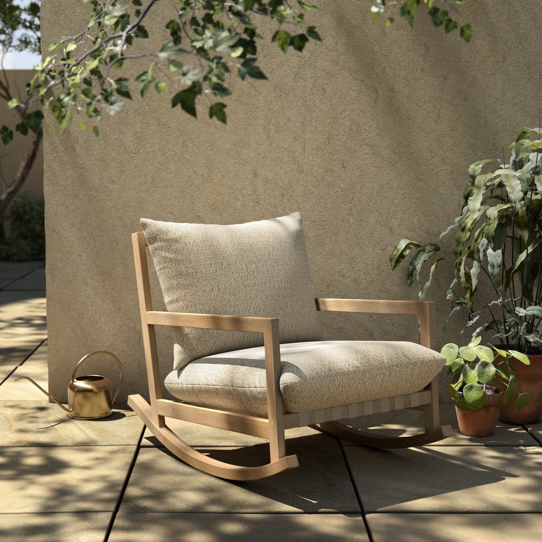 Aiken Outdoor Rocking Chair - Image 2