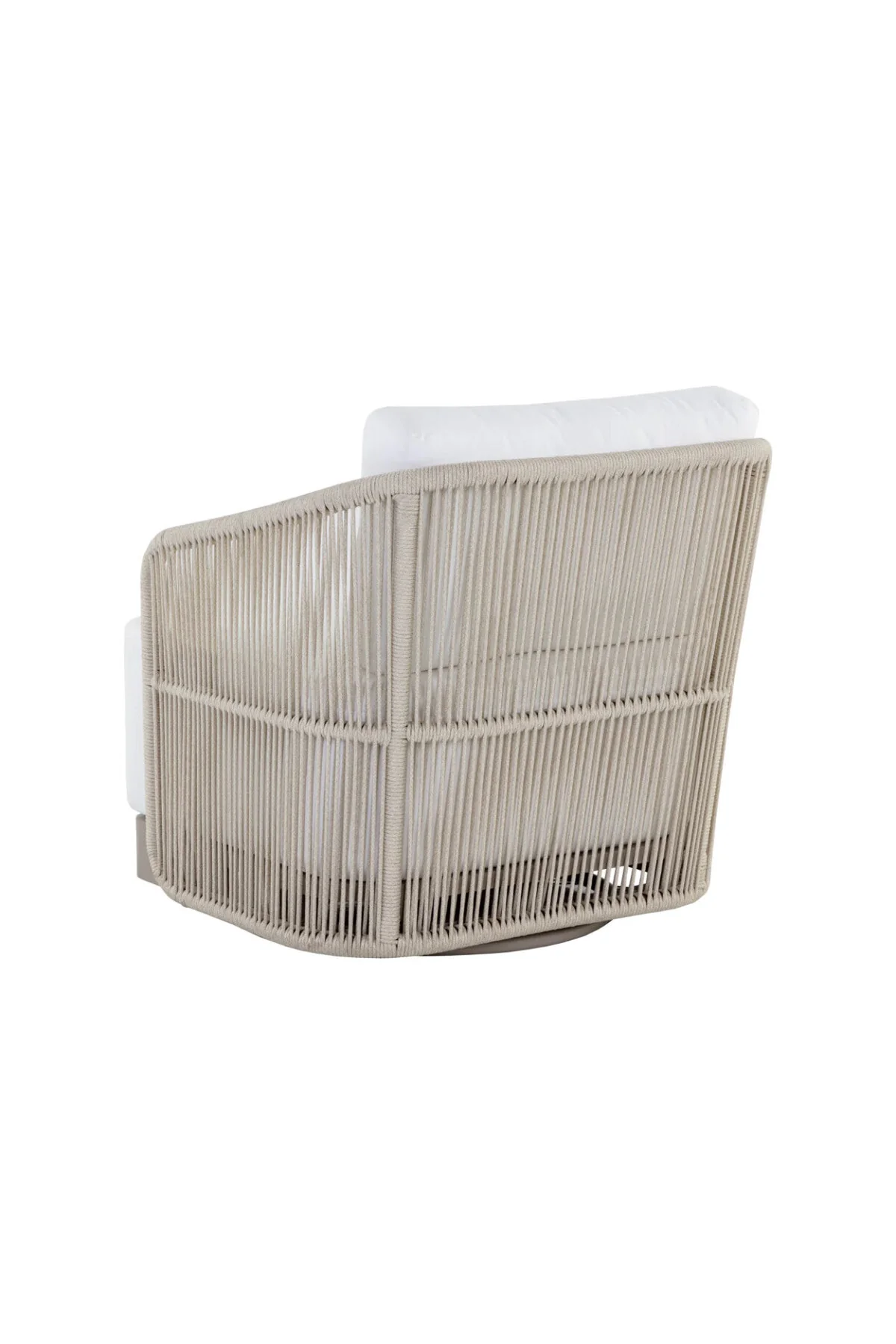 Allariz Swivel Armchair - Greige - Image 4