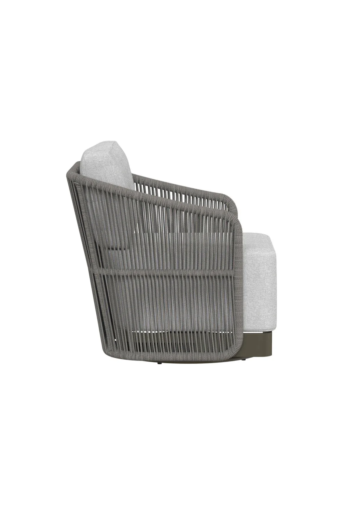 Allariz Swivel Armchair - Warm Grey - Image 3