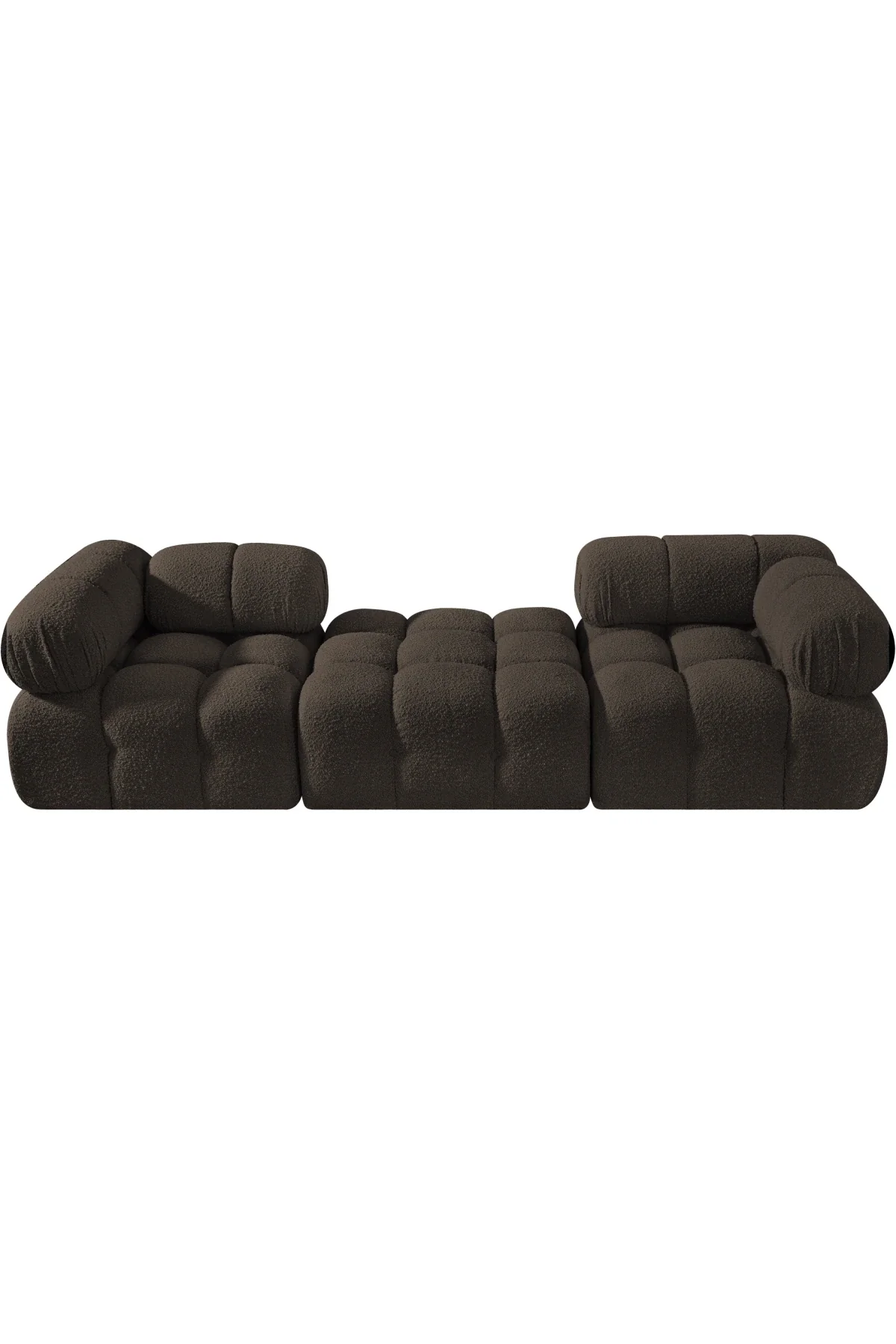 Ames Boucle 3-Piece Modular Sofa