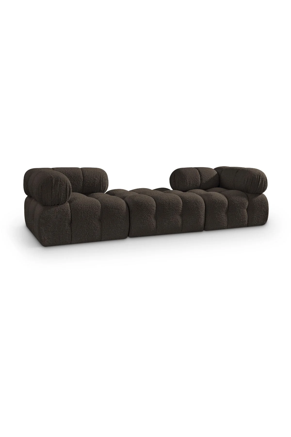 Ames Boucle 3-Piece Modular Sofa - Image 3