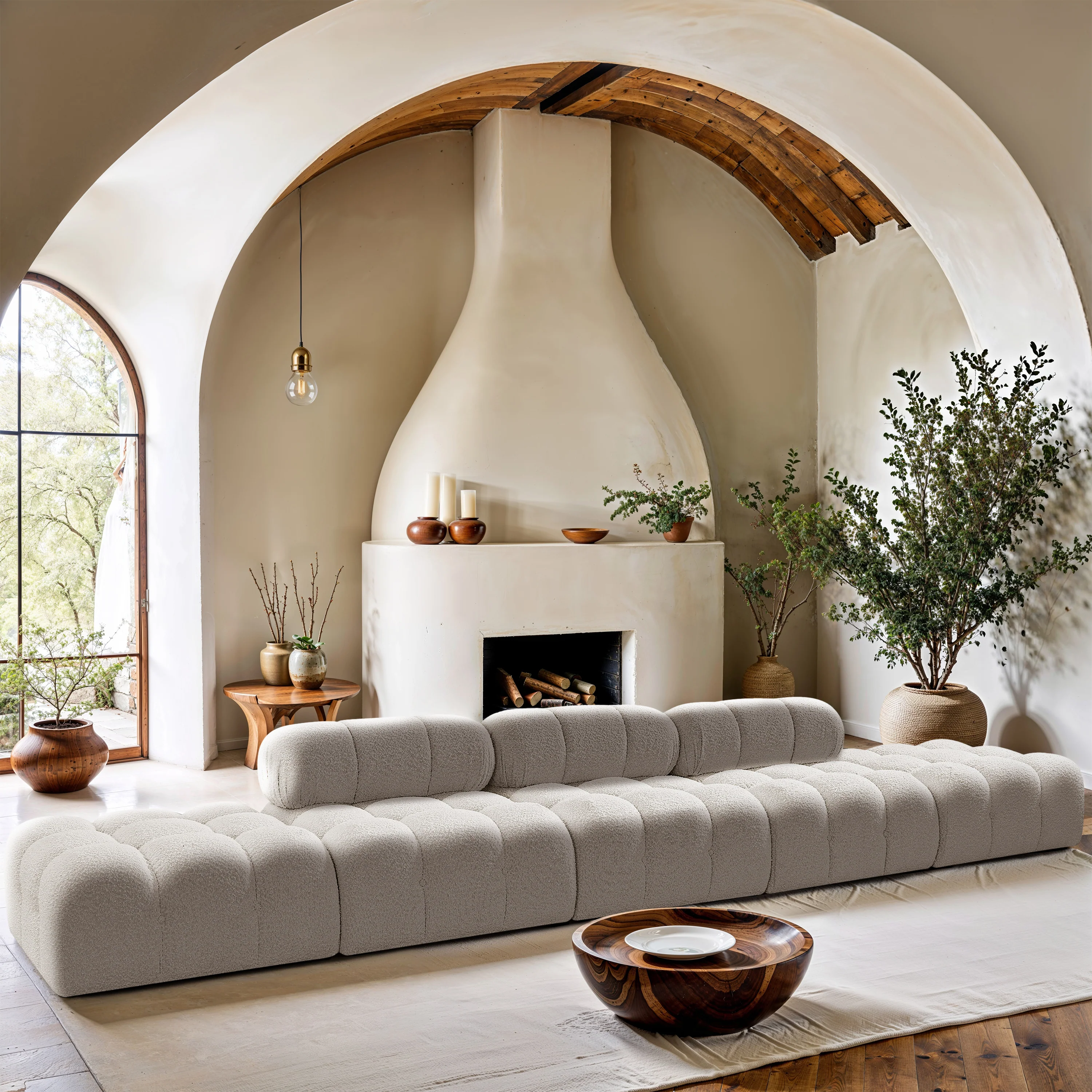 Ames Boucle 5-Piece Modular Sofa - Image 11