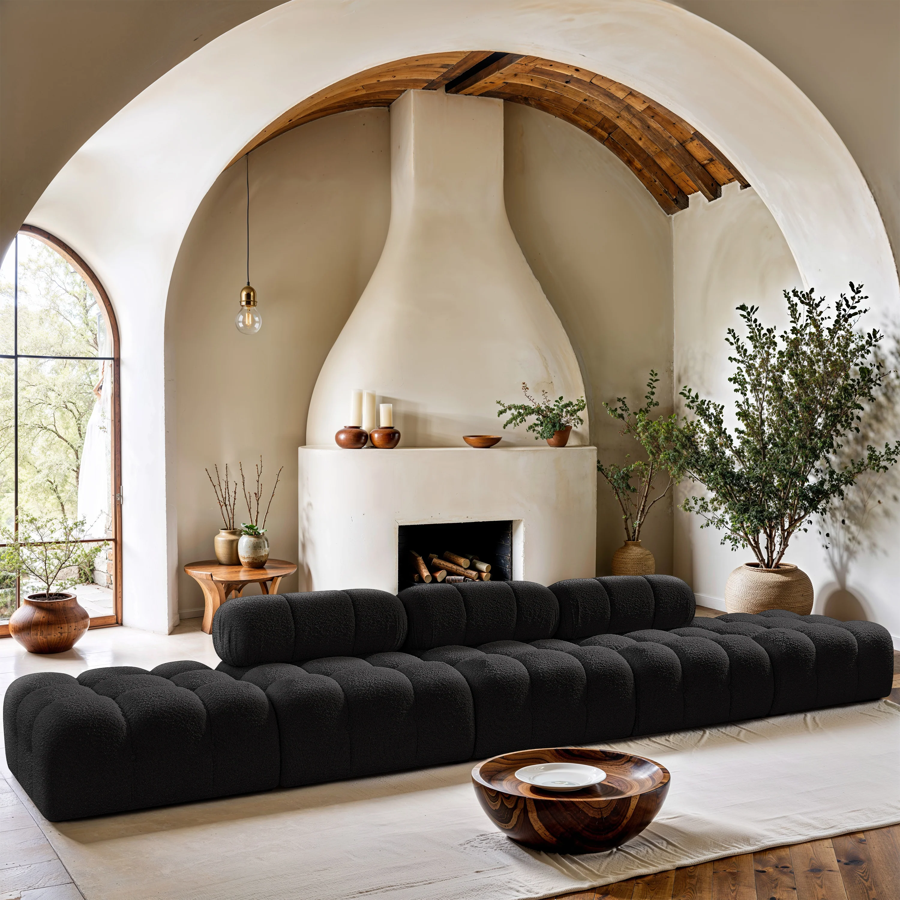 Ames Boucle 5-Piece Modular Sofa - Image 18