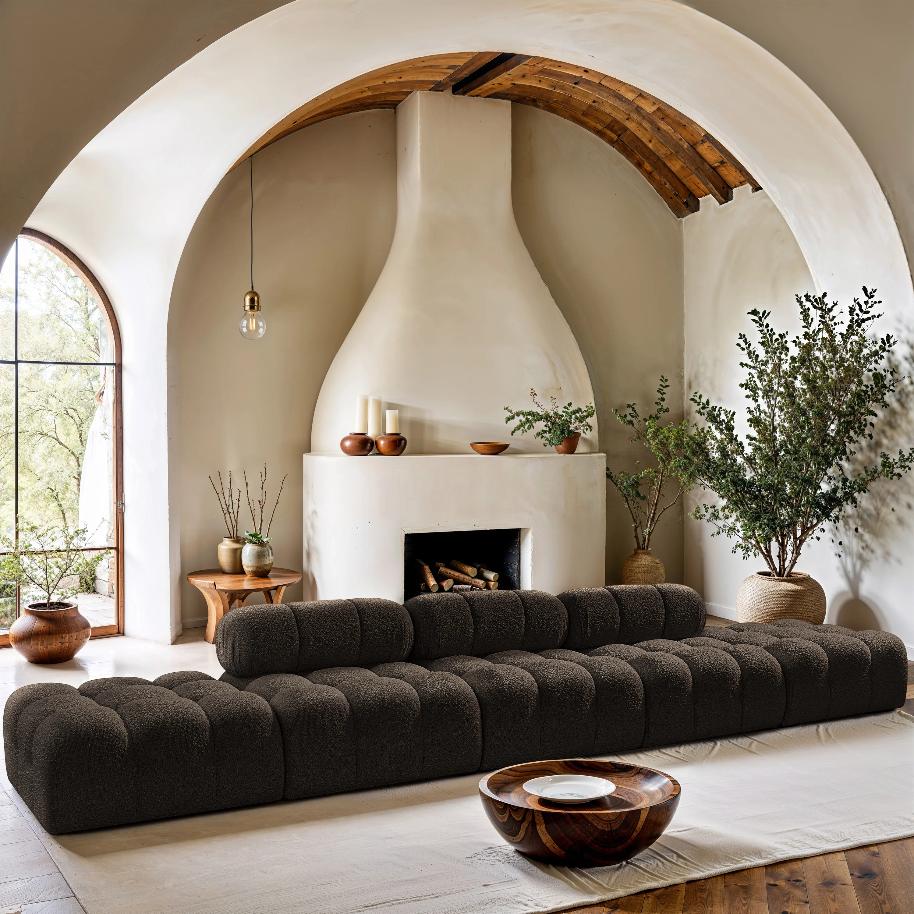 Ames Boucle 5-Piece Modular Sofa - Image 2