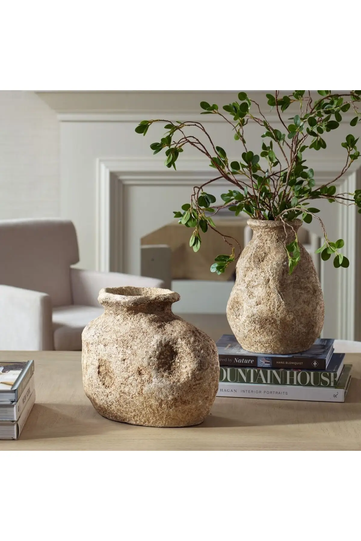 Ancient Echos Outdoor Vases - Set of 2 - Image 2