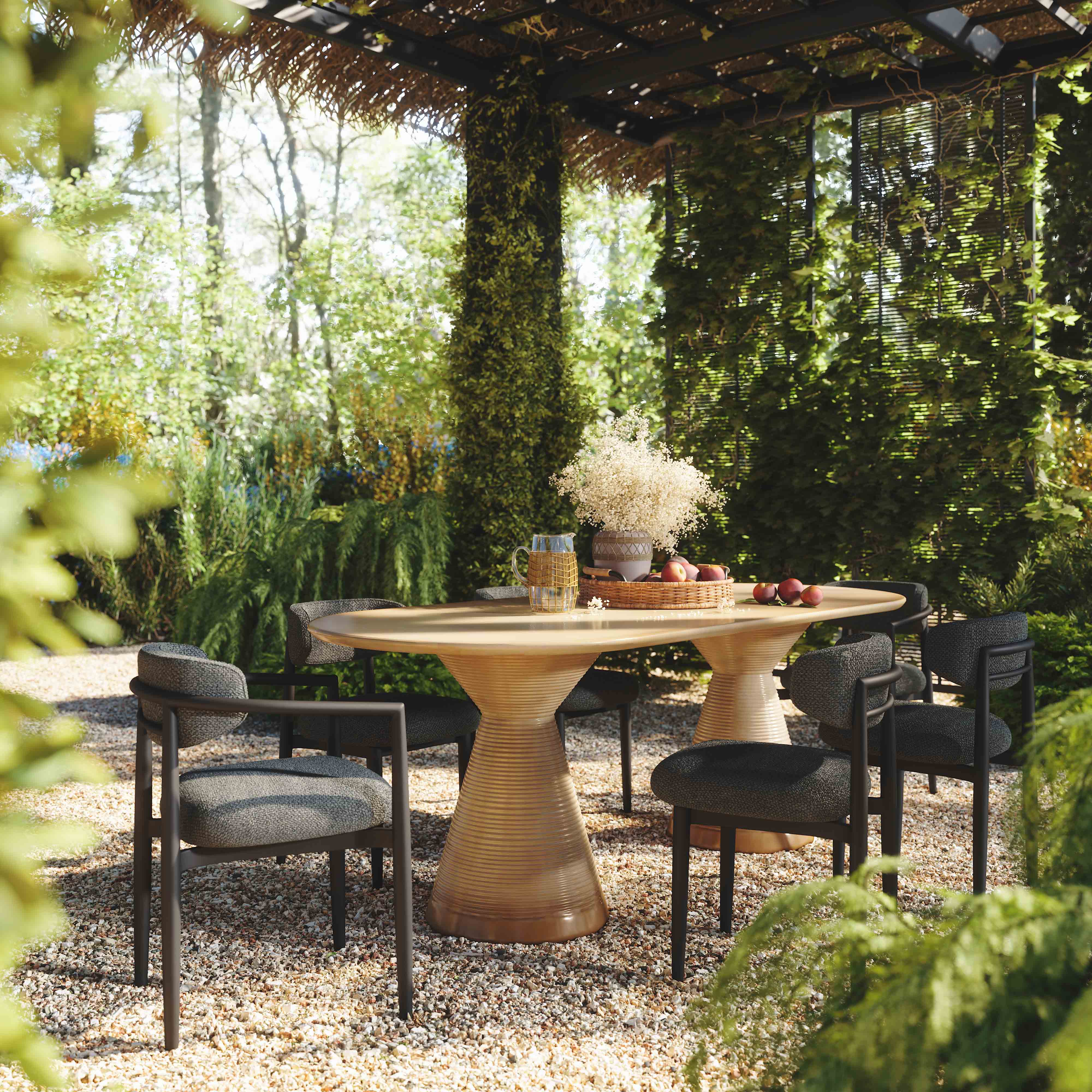 Annika Outdoor Dining Armchair - Image 8