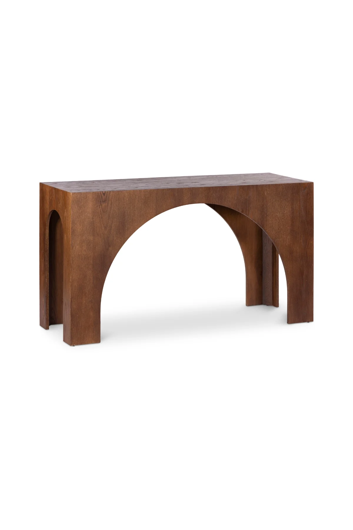 Arch Oak Console Table - Image 6