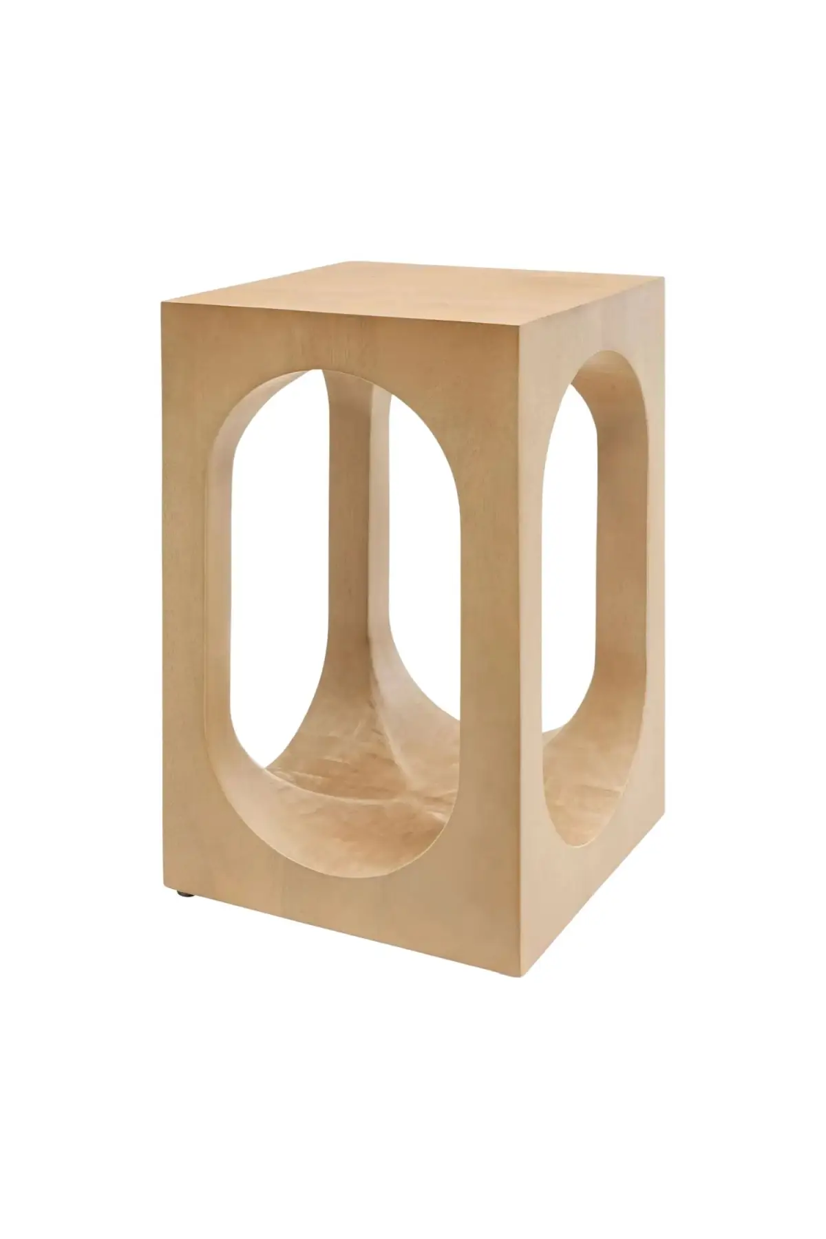 Asner End Table Brown Mango Wood