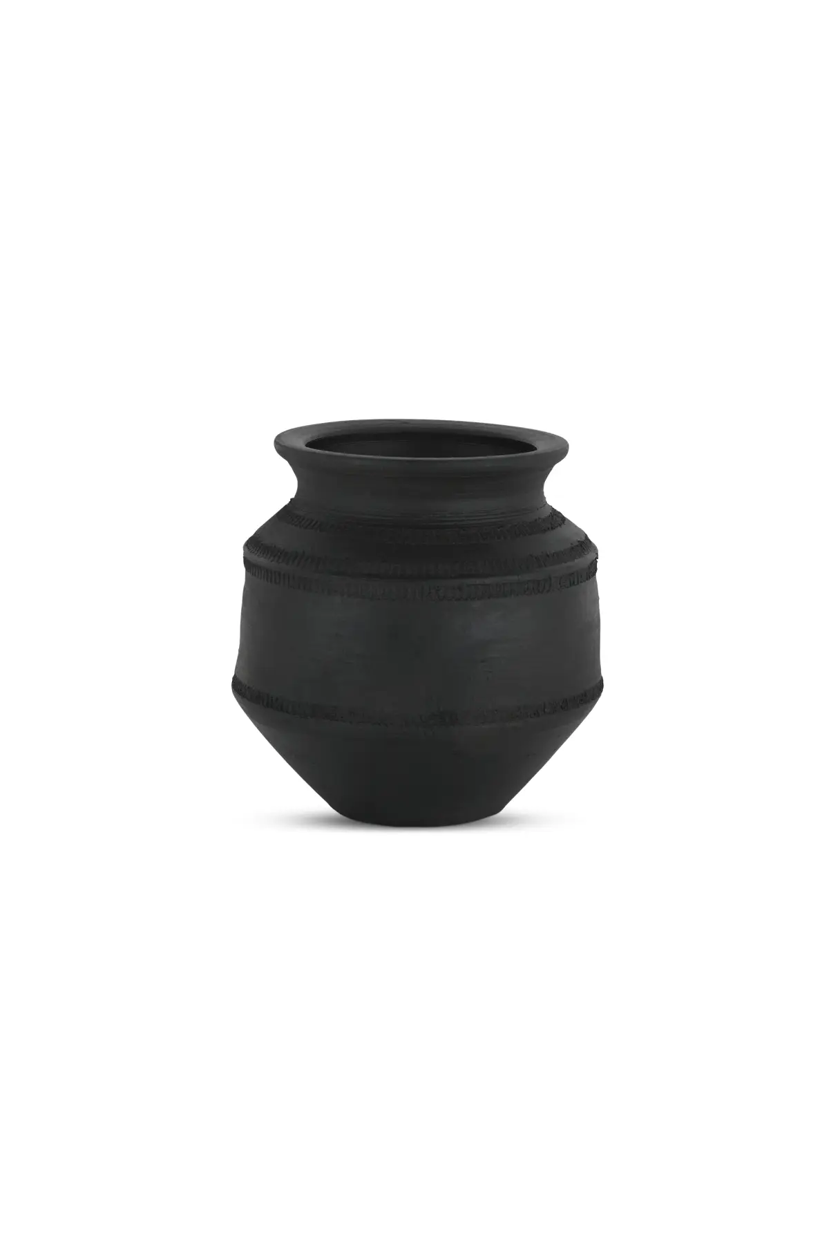 Astra Terracotta Vessel - Black
