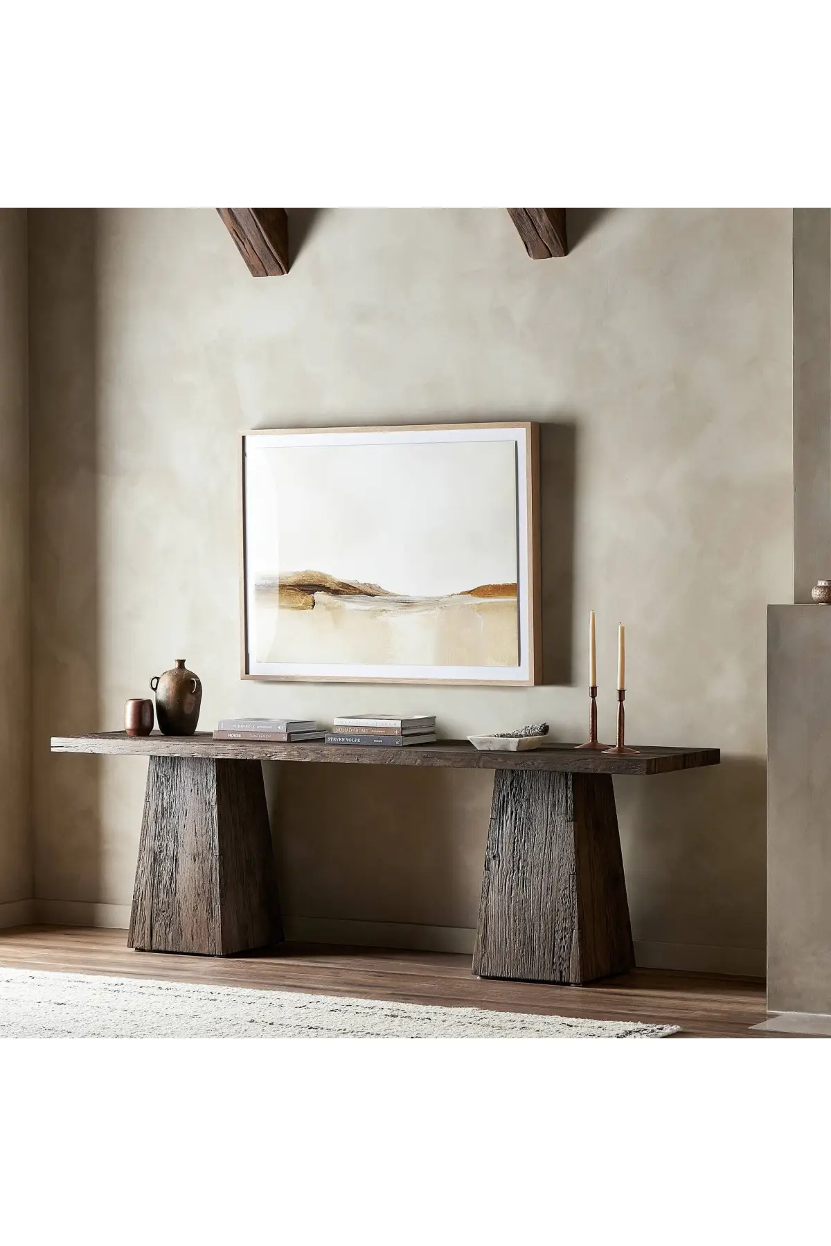 Atlas Console Table - Smoked Alder - 2 Sizes - Image 11