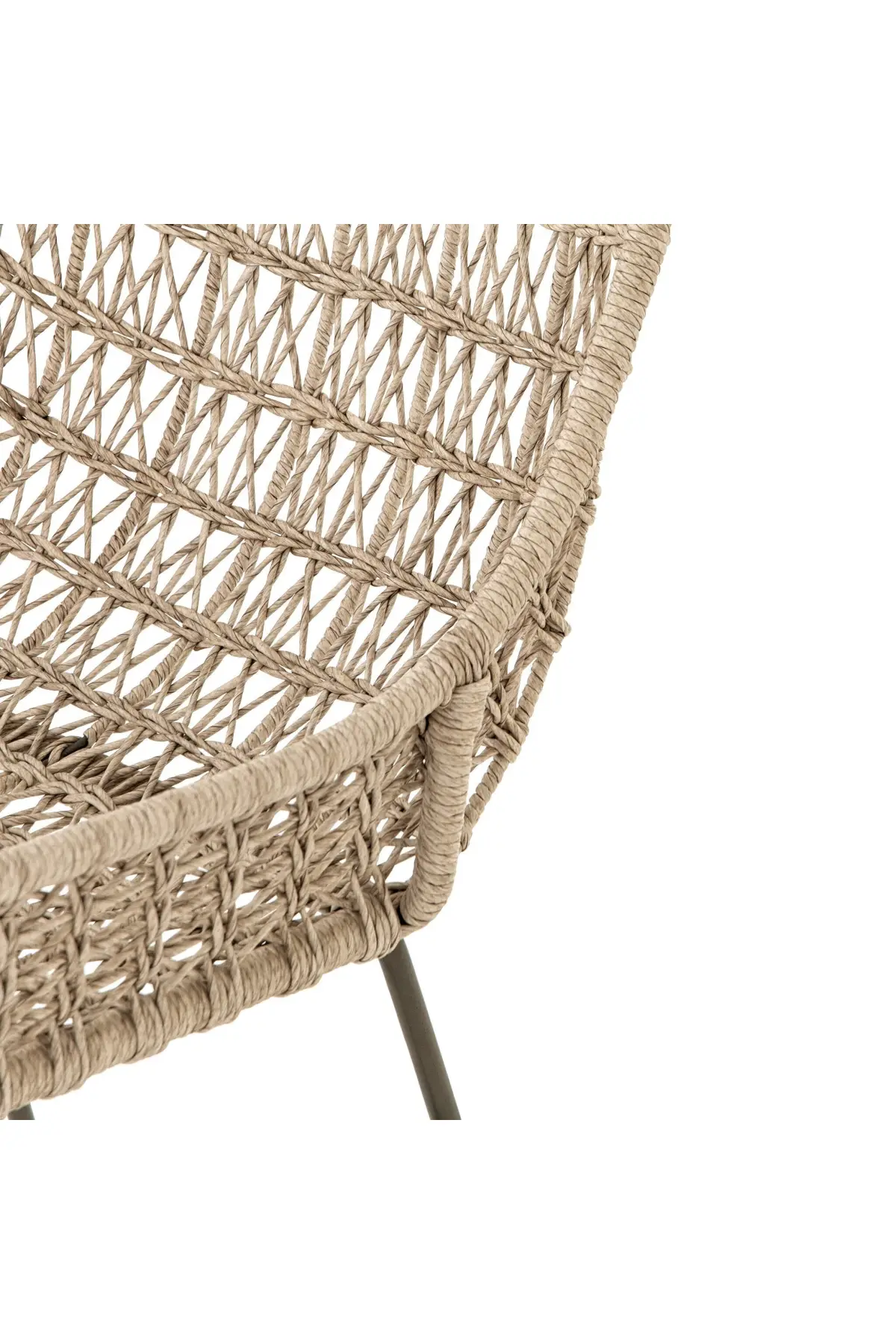 Bandera Outdoor Woven Dining Chair - Image 7