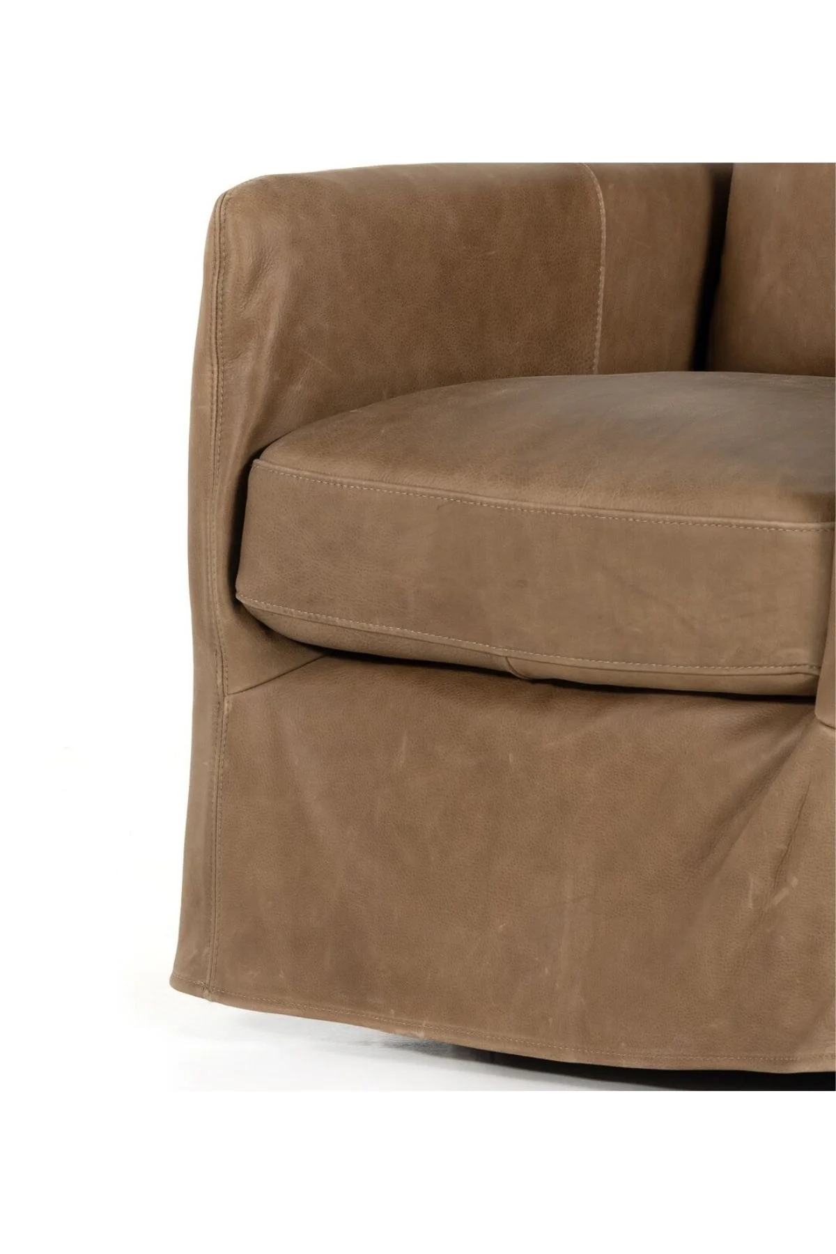 Banks Slipcover Swivel Chair - Image 7