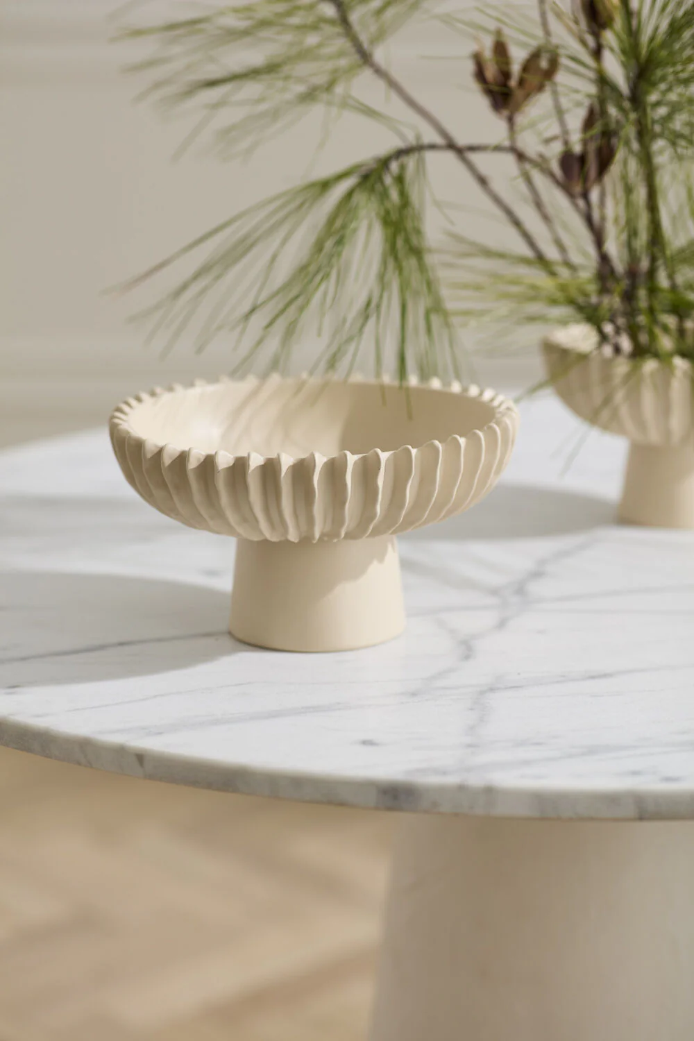 Belden Ceramic Footed Bowl - 2 Sizes - Image 8