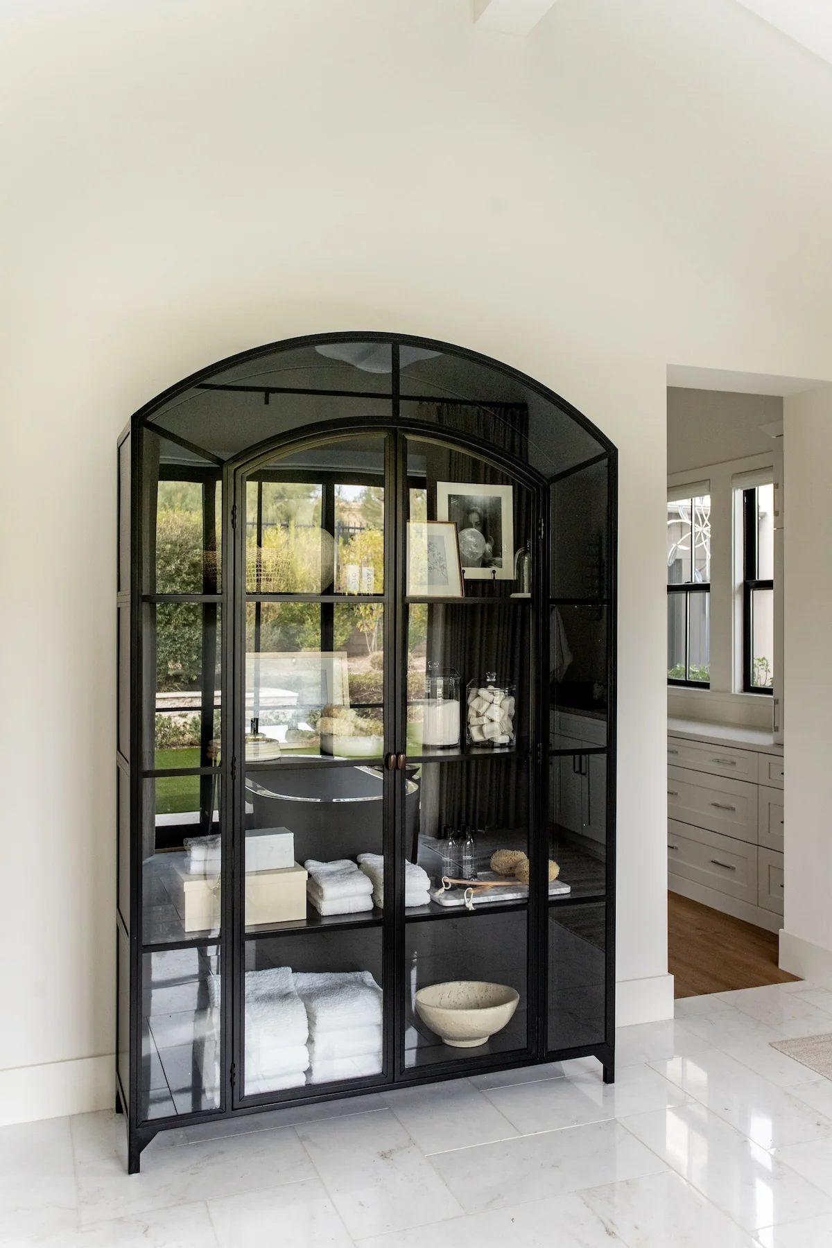 Belmont Wide Metal Cabinet - Image 13