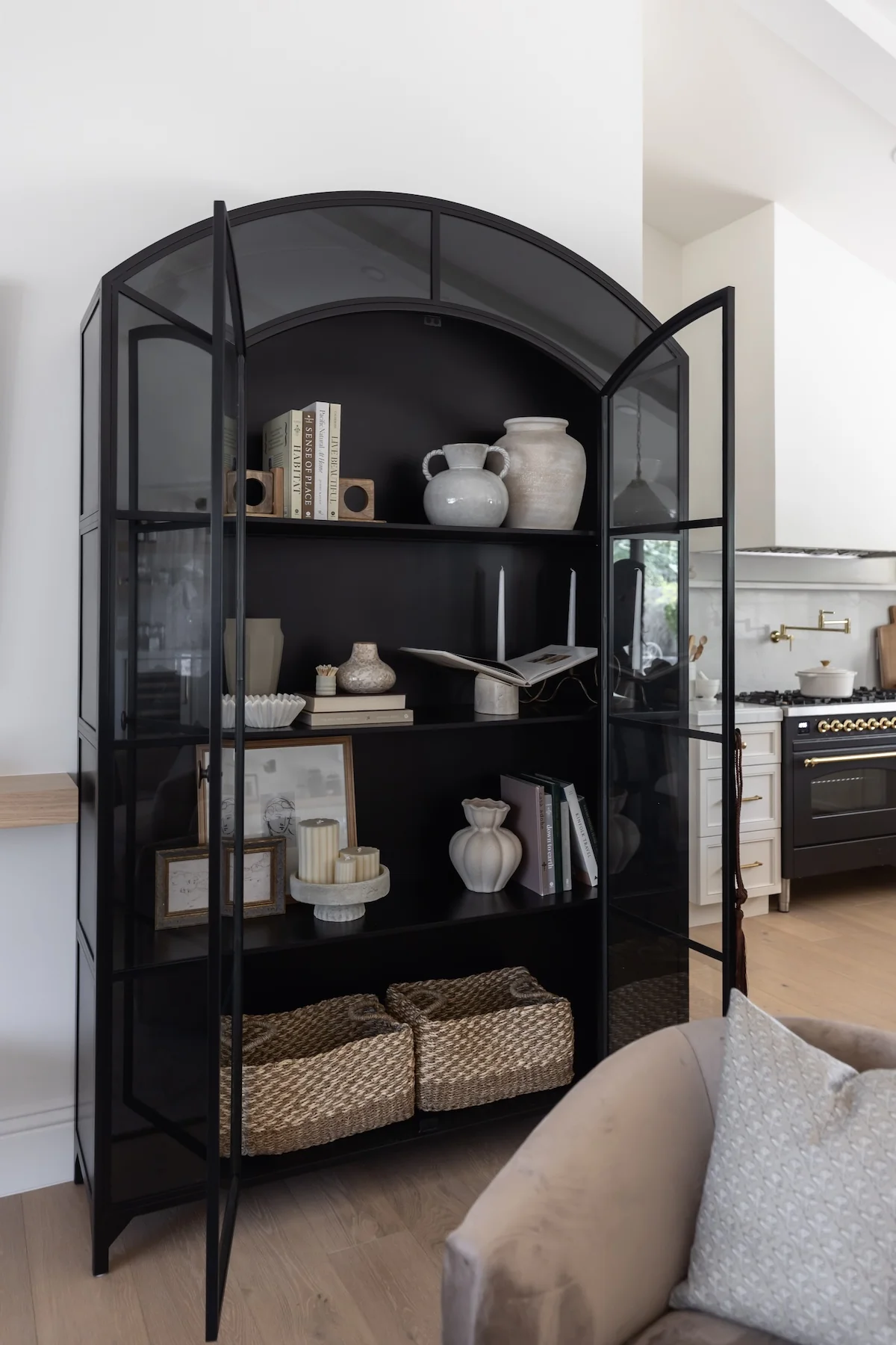 Belmont Wide Metal Cabinet - Image 3