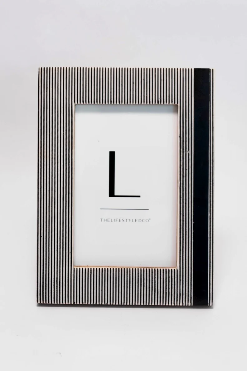 Black and White Striped Frame - 2 Sizes - Image 5