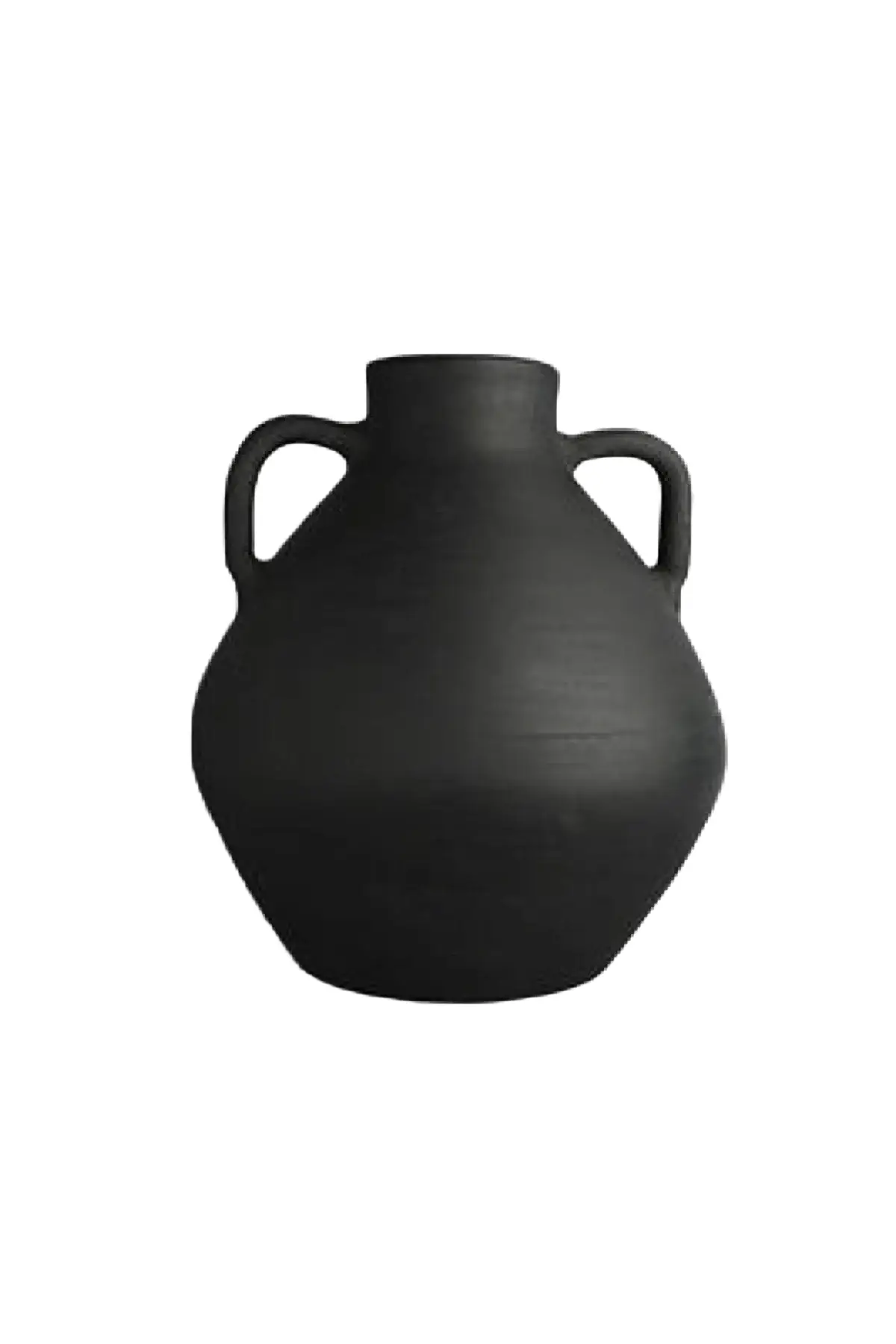 Black Rustic Terracotta Vase