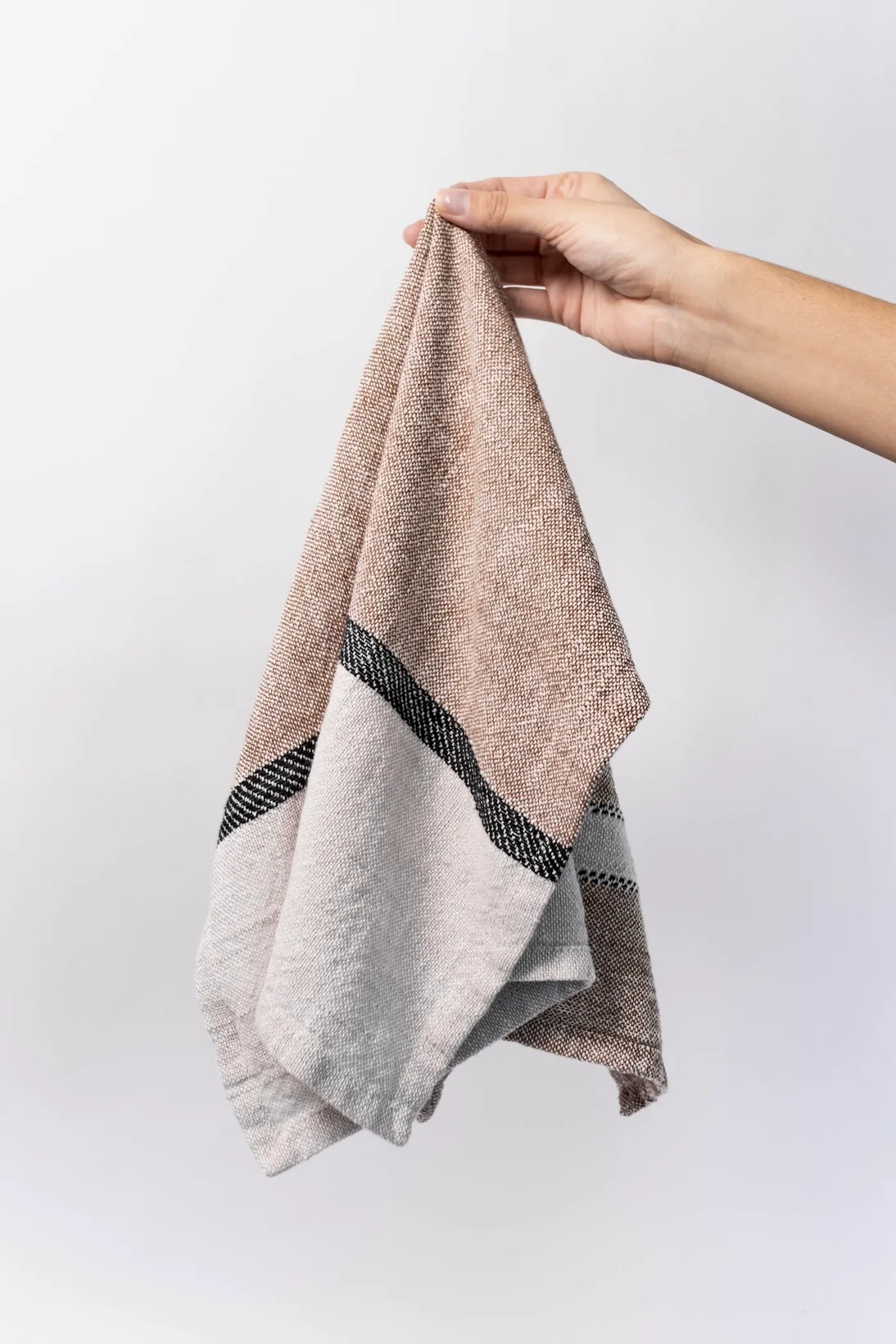 Block Stripe Dish Towels - Set of 2 - Image 4