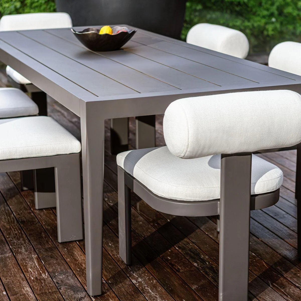 Bolster Back Outdoor Dining Chair - Image 7