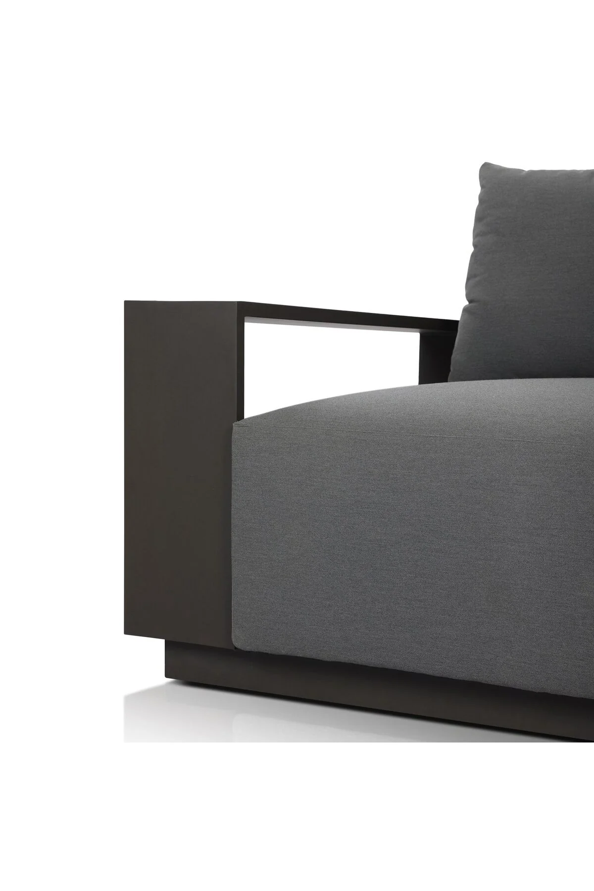 Branford Outdoor Metal Sofa - 106" - Image 7