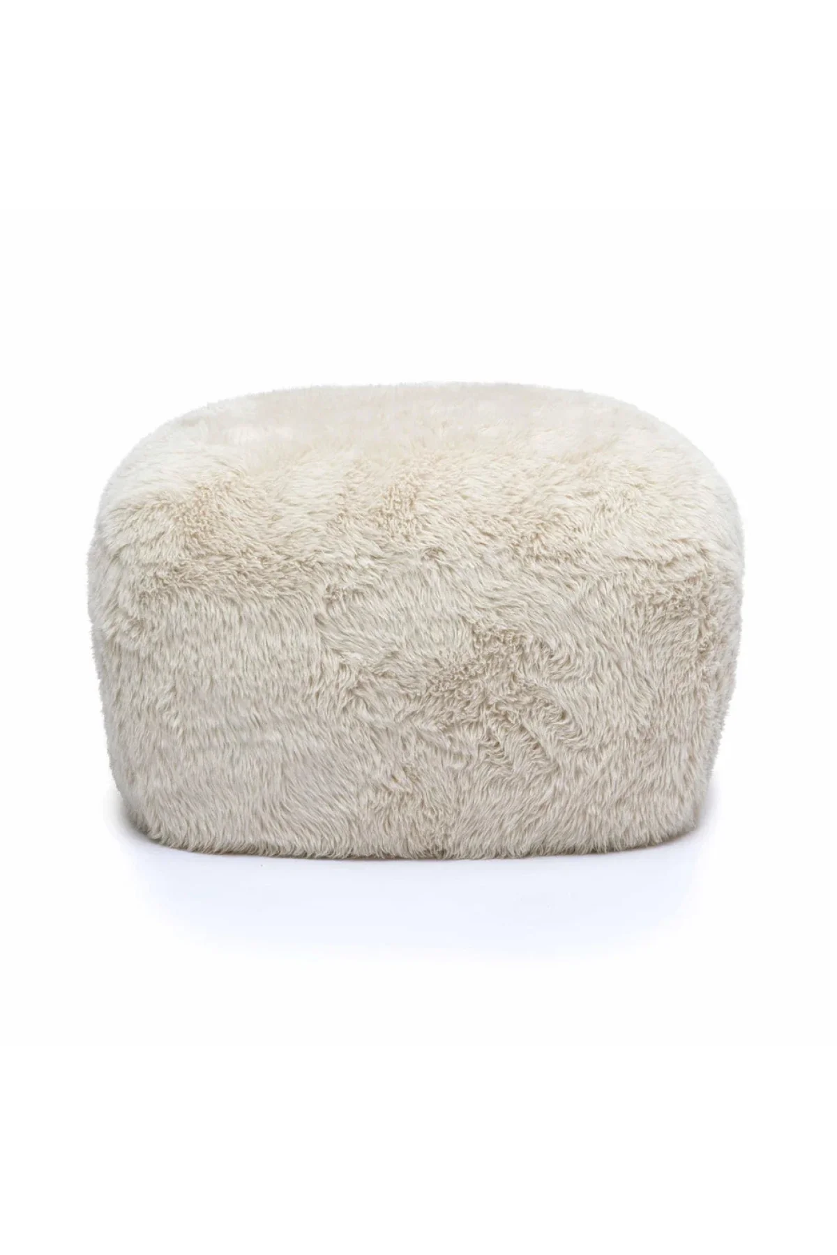 Britt Shearling Ottoman - Image 6