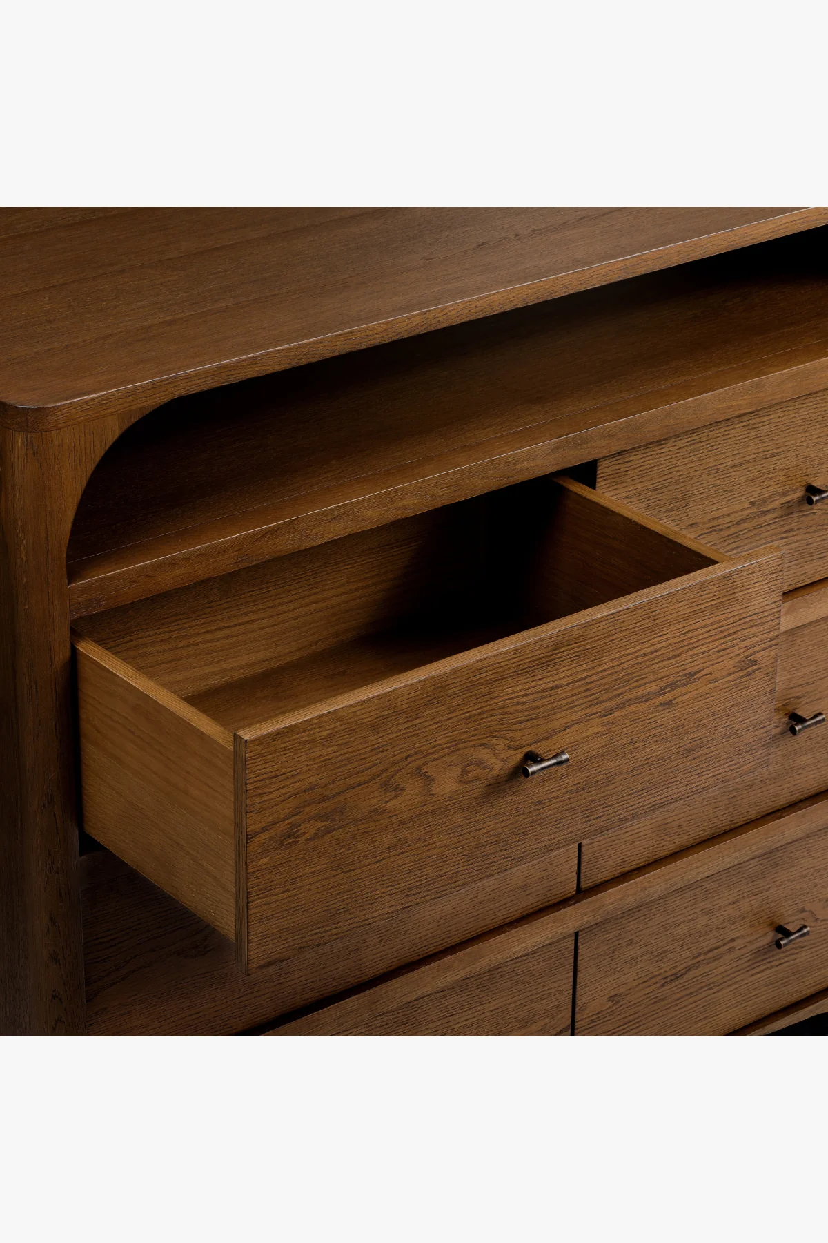 Cali 6-Drawer Oak Dresser - Image 13
