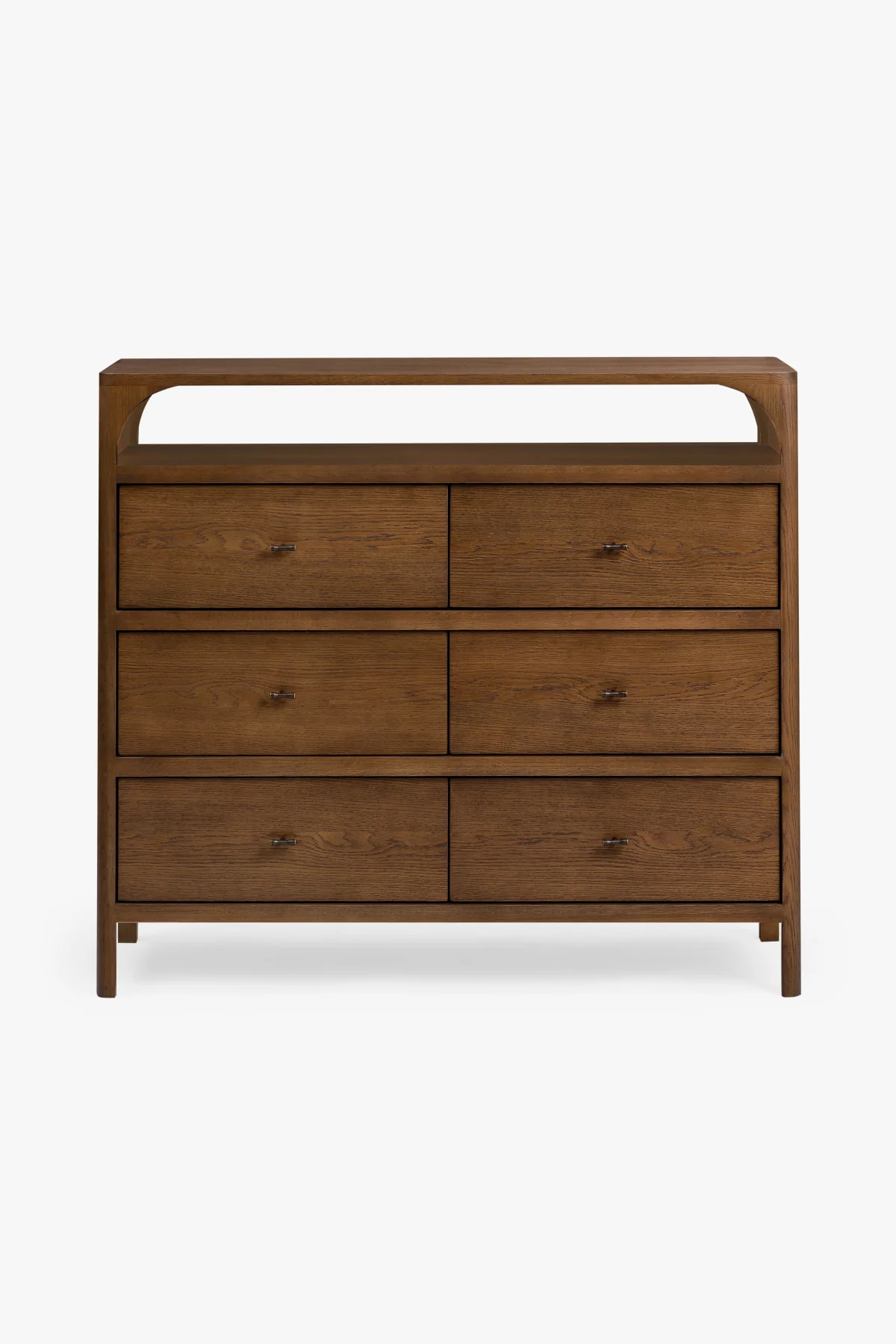 Cali 6-Drawer Oak Dresser - Image 8