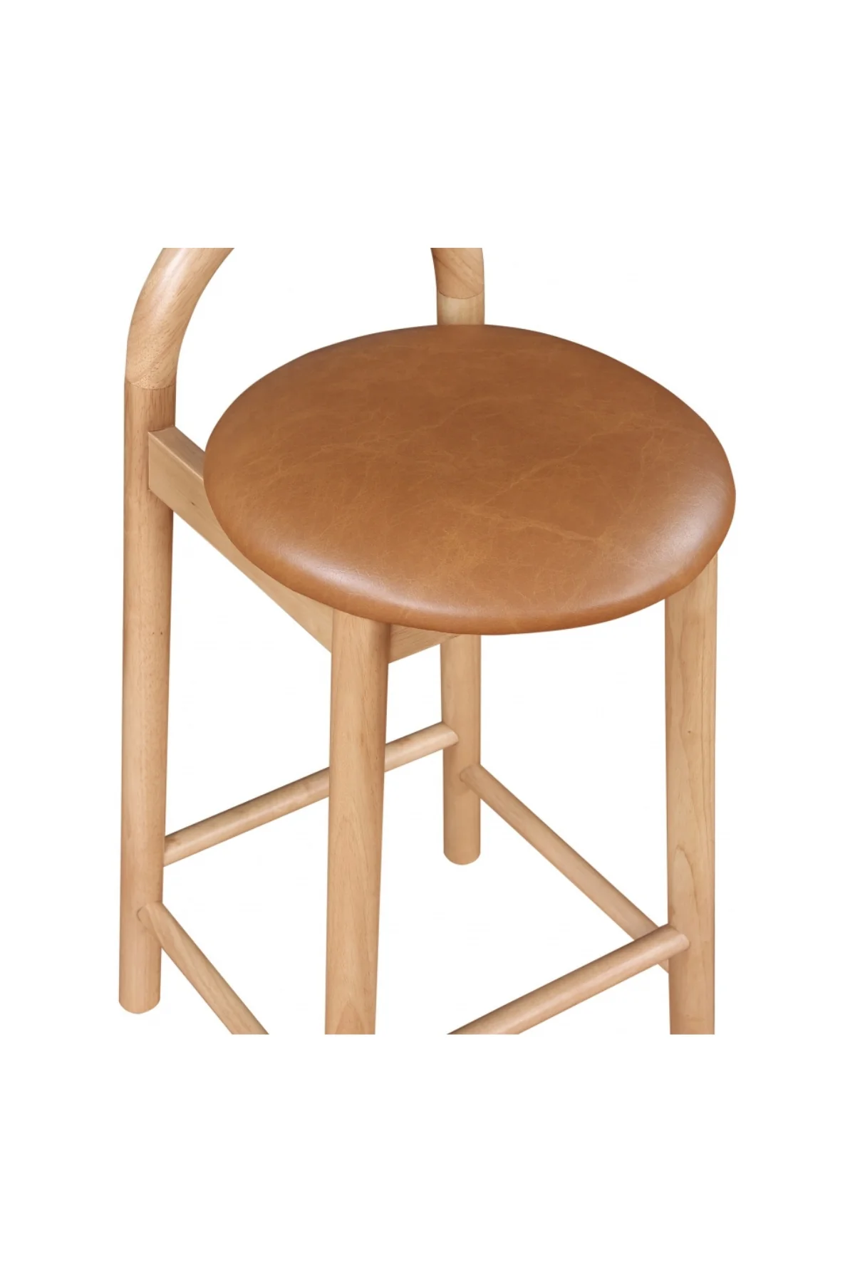 Calvin Vegan Leather Counter Stool - Image 12