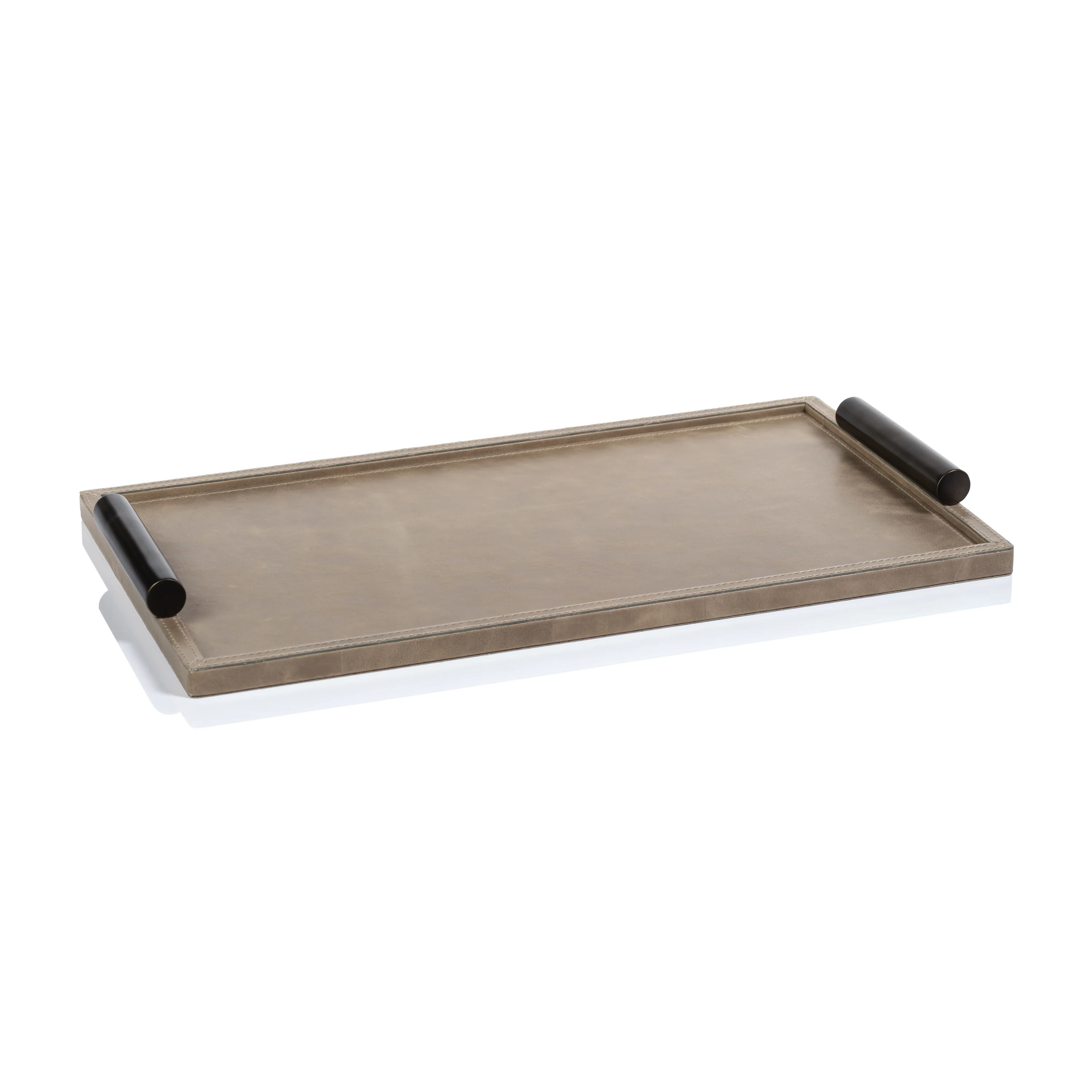 Cameroon Rectangular Mink Leather Serving Tray - 2 Sizes - Image 3