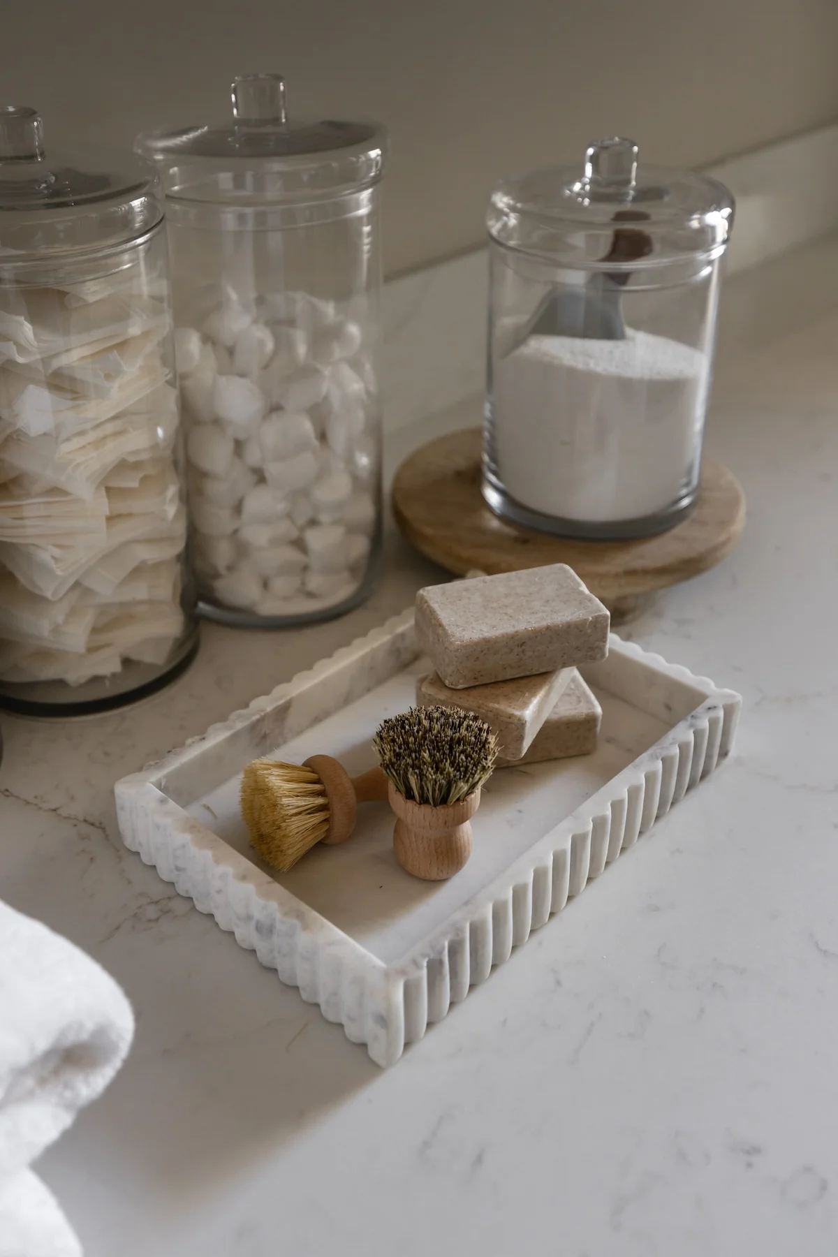 Camogli Scalloped Marble Tray