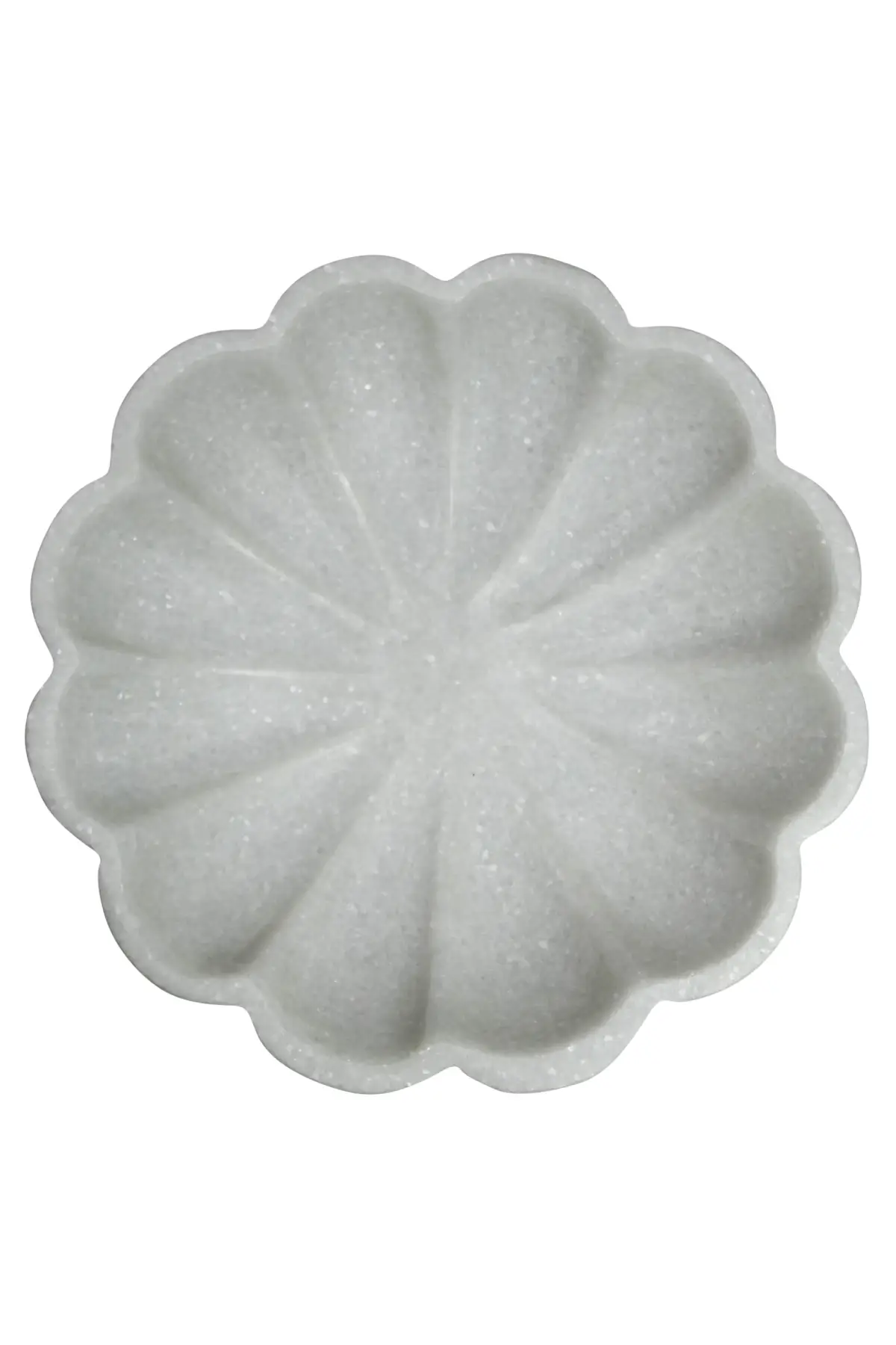 Capri Marble Scalloped Bowl - Image 2