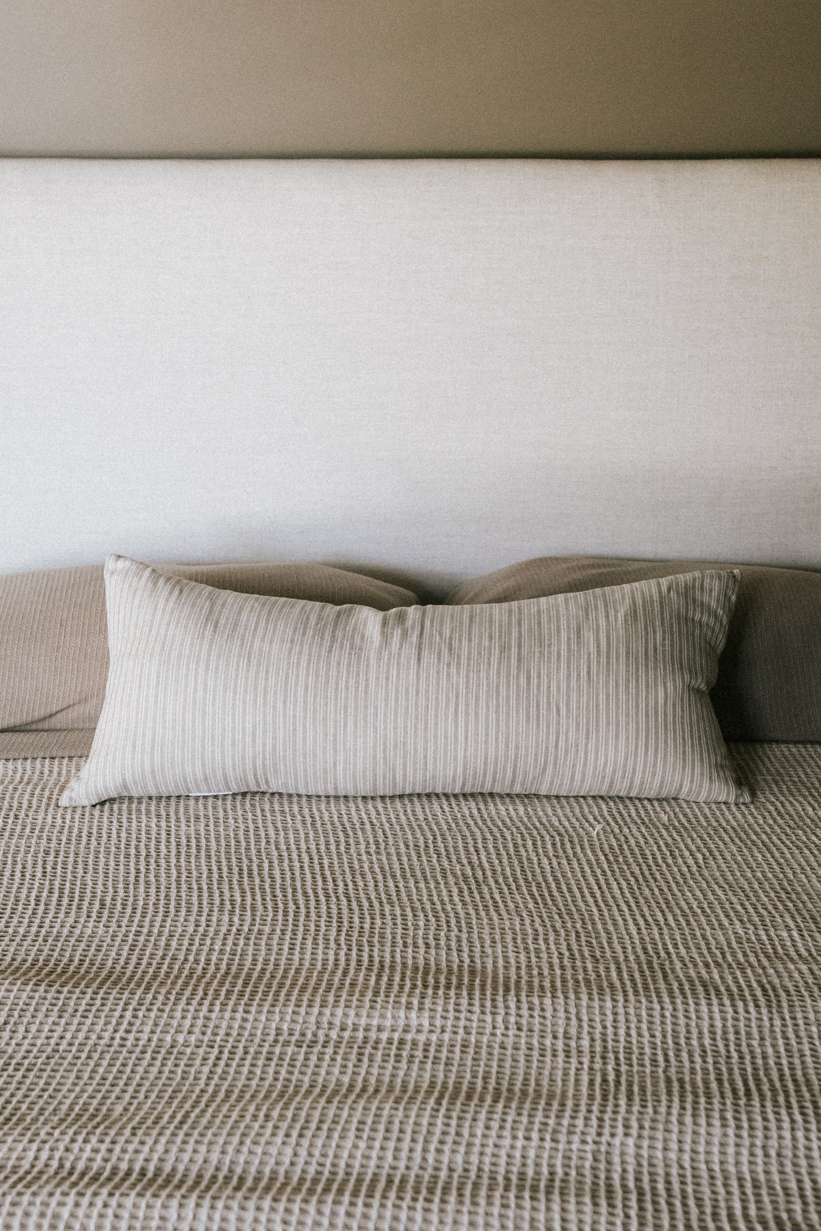 Carden Striped Lumbar Pillow - Natural - 16"x36" - Image 4