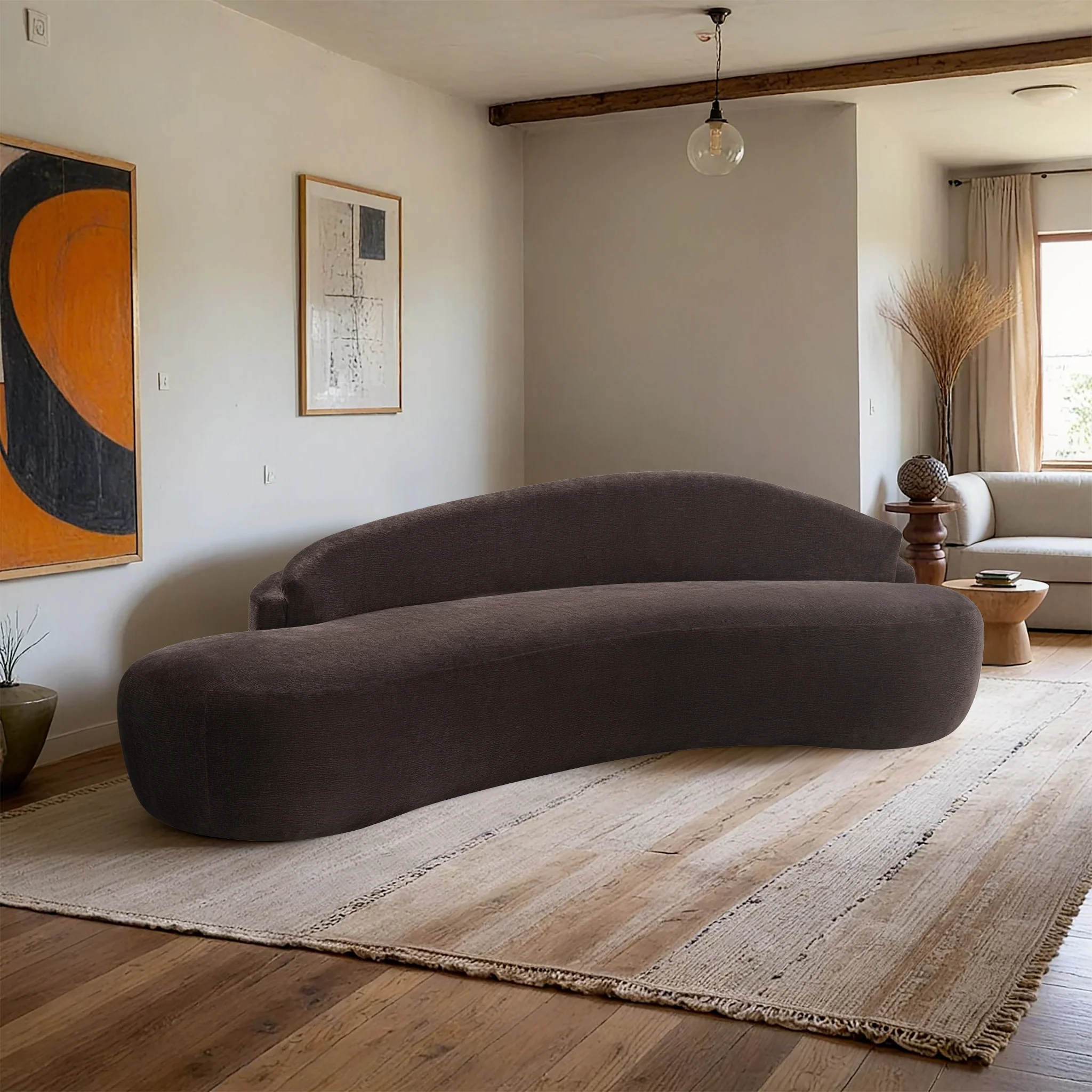 Caspian Chenille Sofa - Image 24