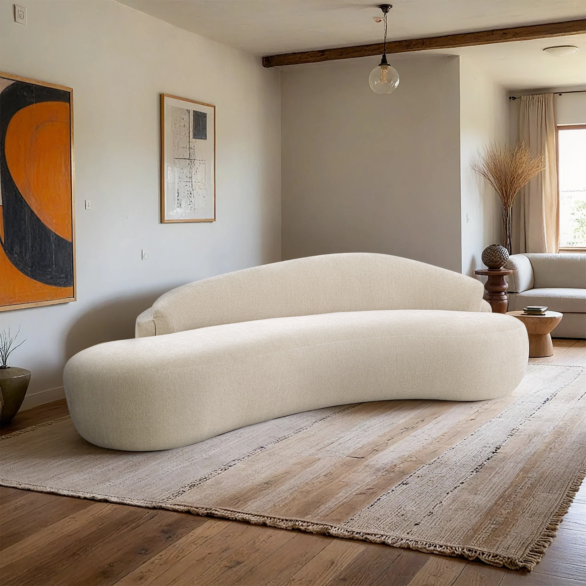 Caspian Chenille Sofa - Image 34