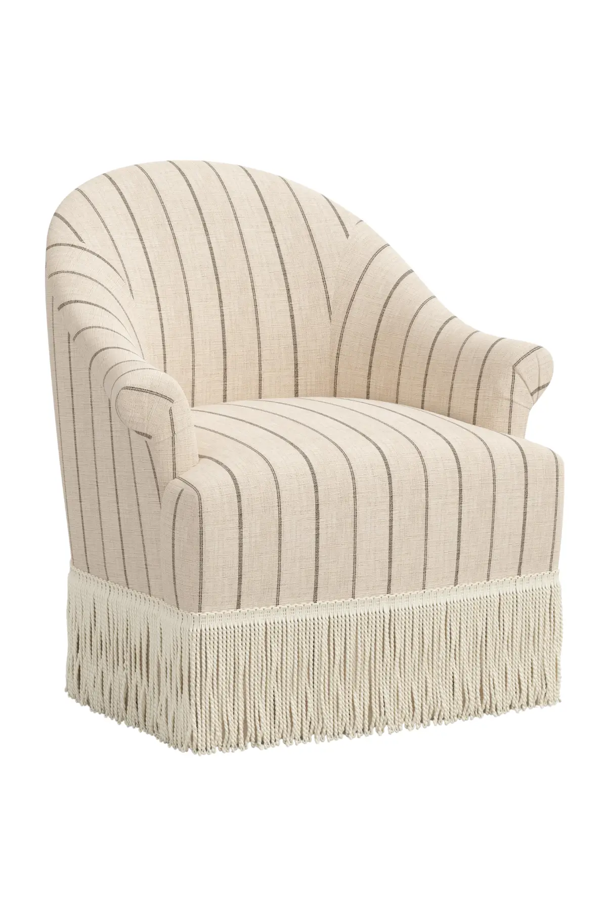 Cecile Fringe Swivel Chair - Image 6