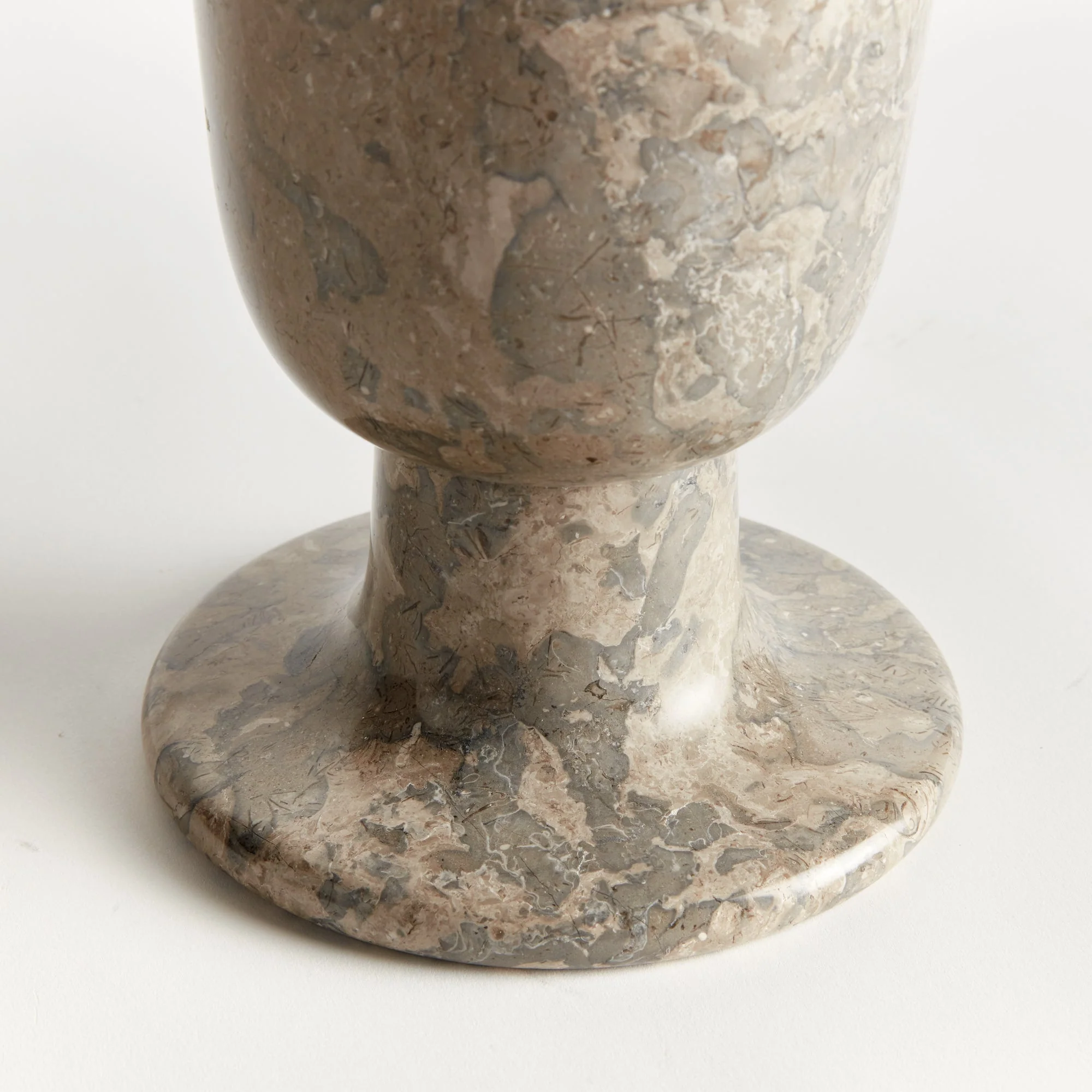 Claria Marble Footed Vase - Image 3
