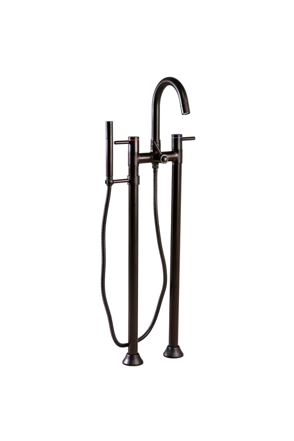 Concord 3-Handle Freestanding Tub Faucet with Hand Shower - Image 9