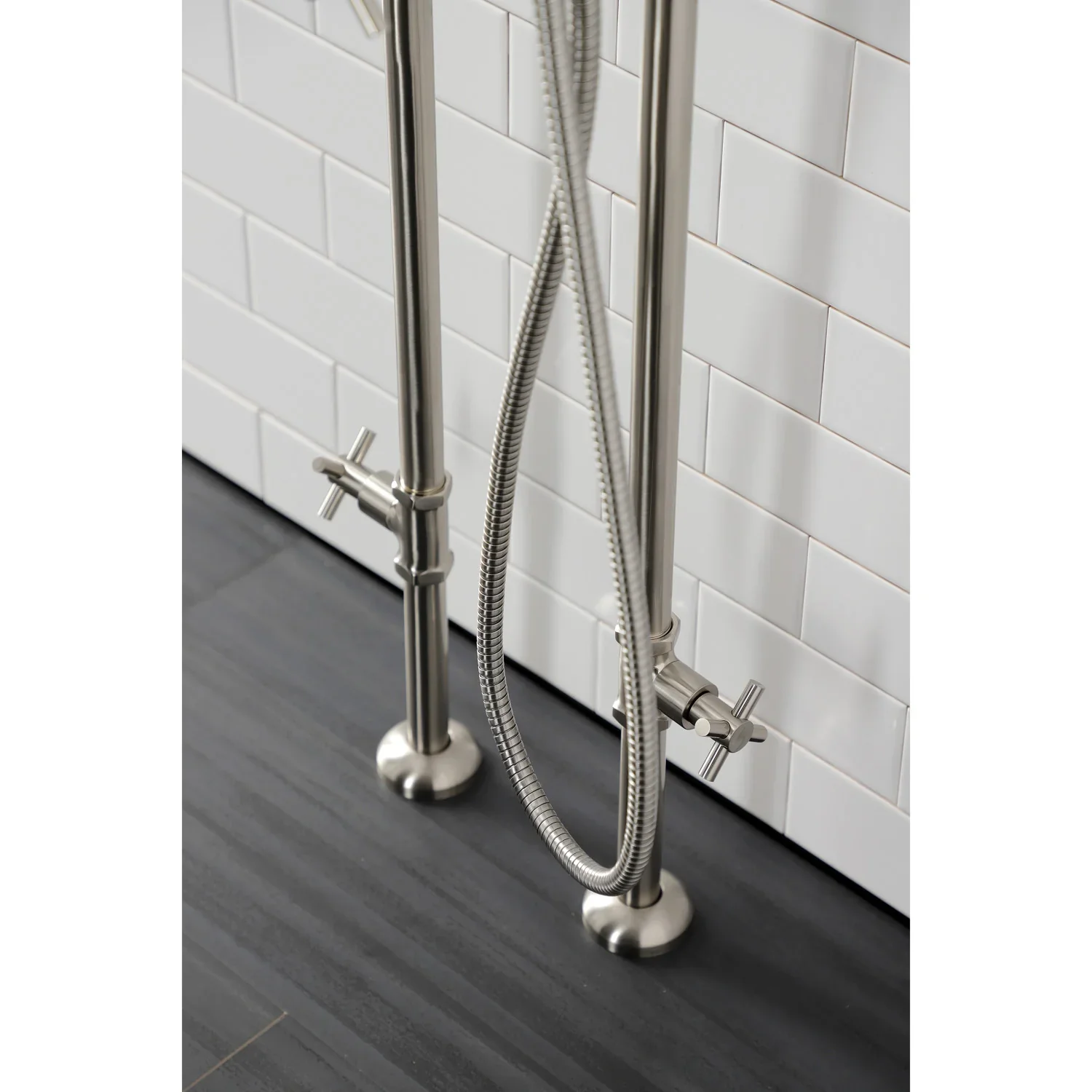 Concord Freestanding Tub Faucet with Supply Line + Stop Valve - Image 15