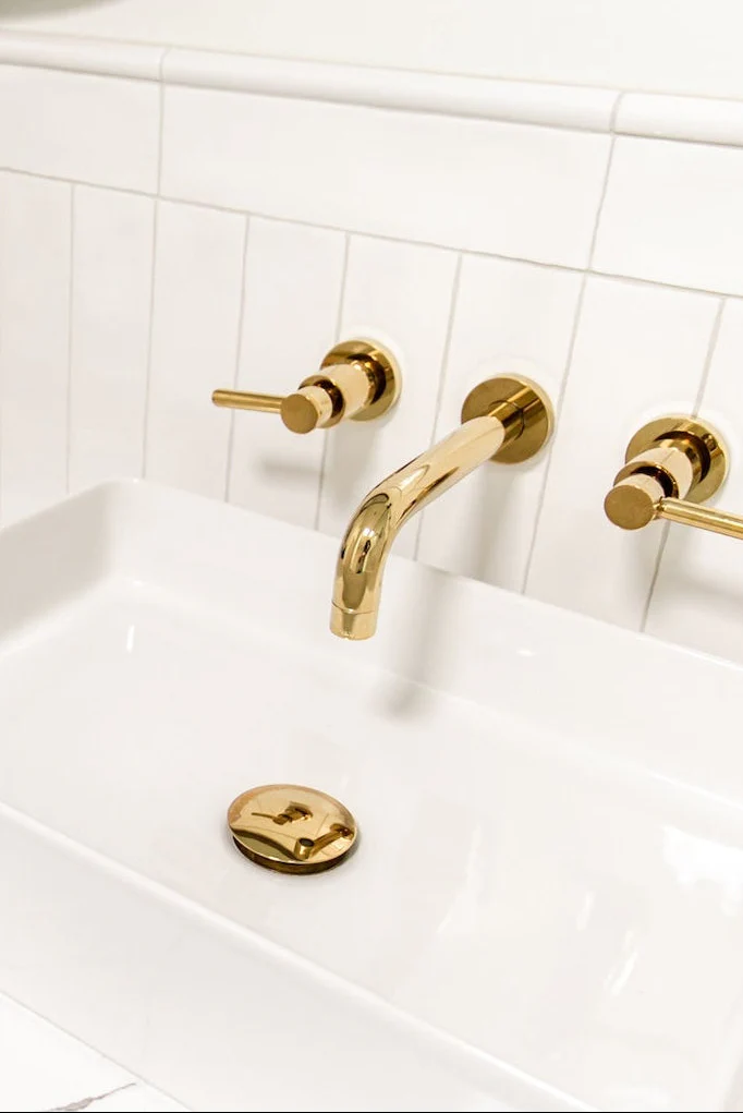 Concord Wall Mount Bathroom Faucet with Lever Handles