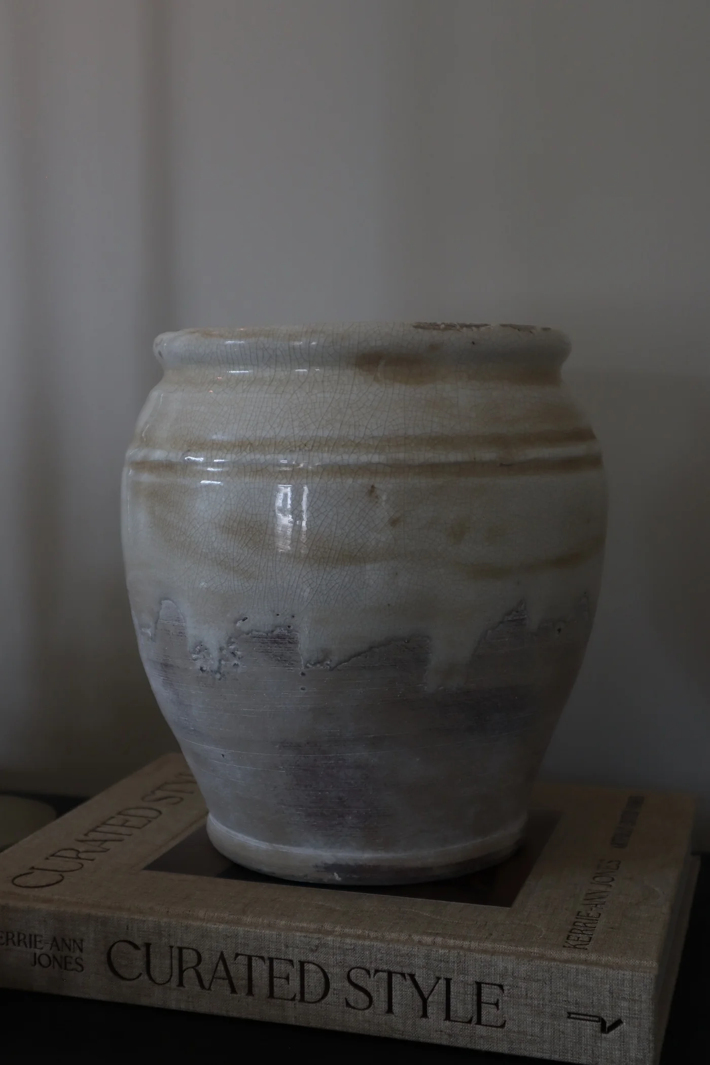Crackle Glaze Terracotta Vase