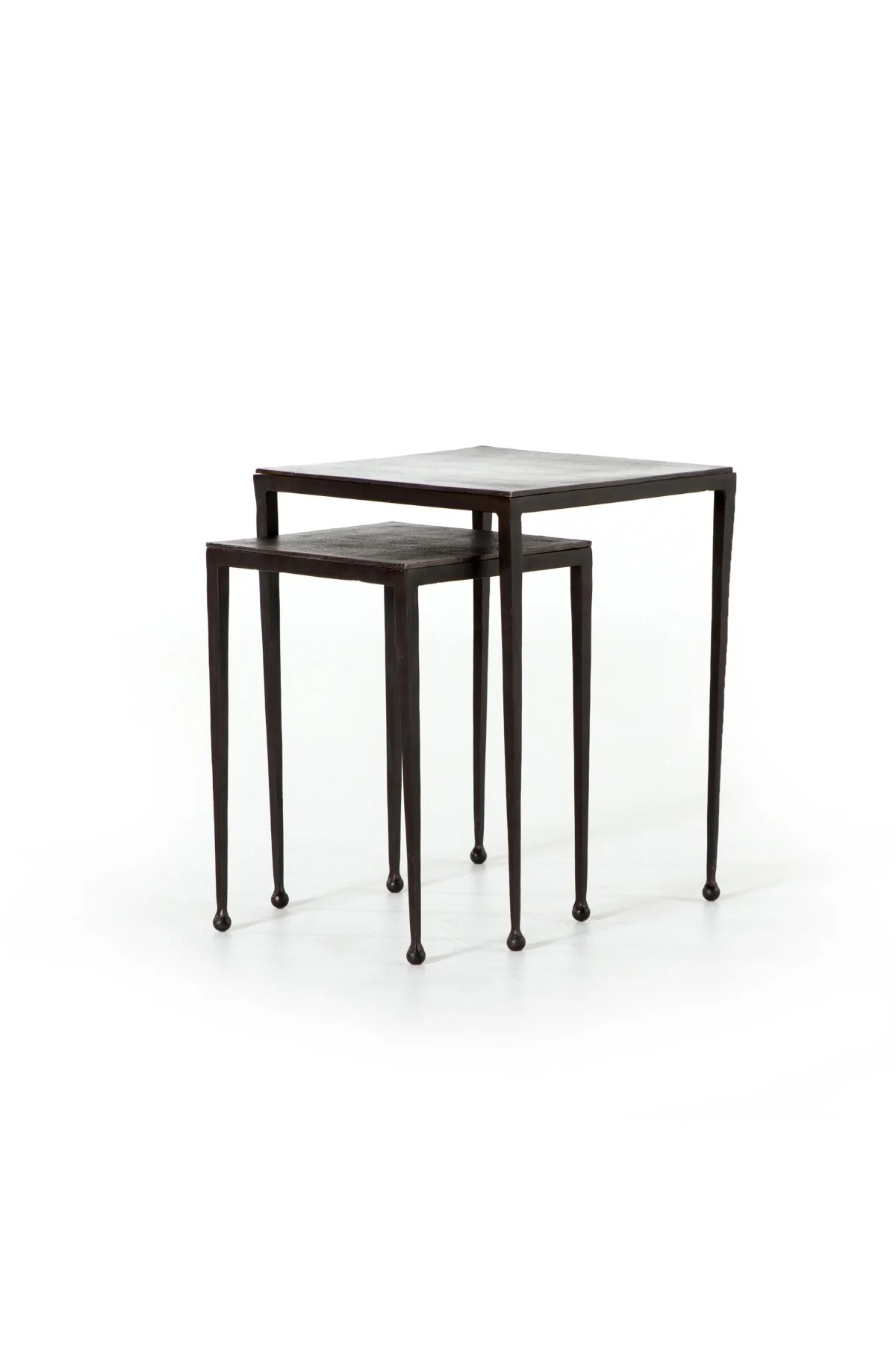 Dalston Nesting End Table Set - Rust
