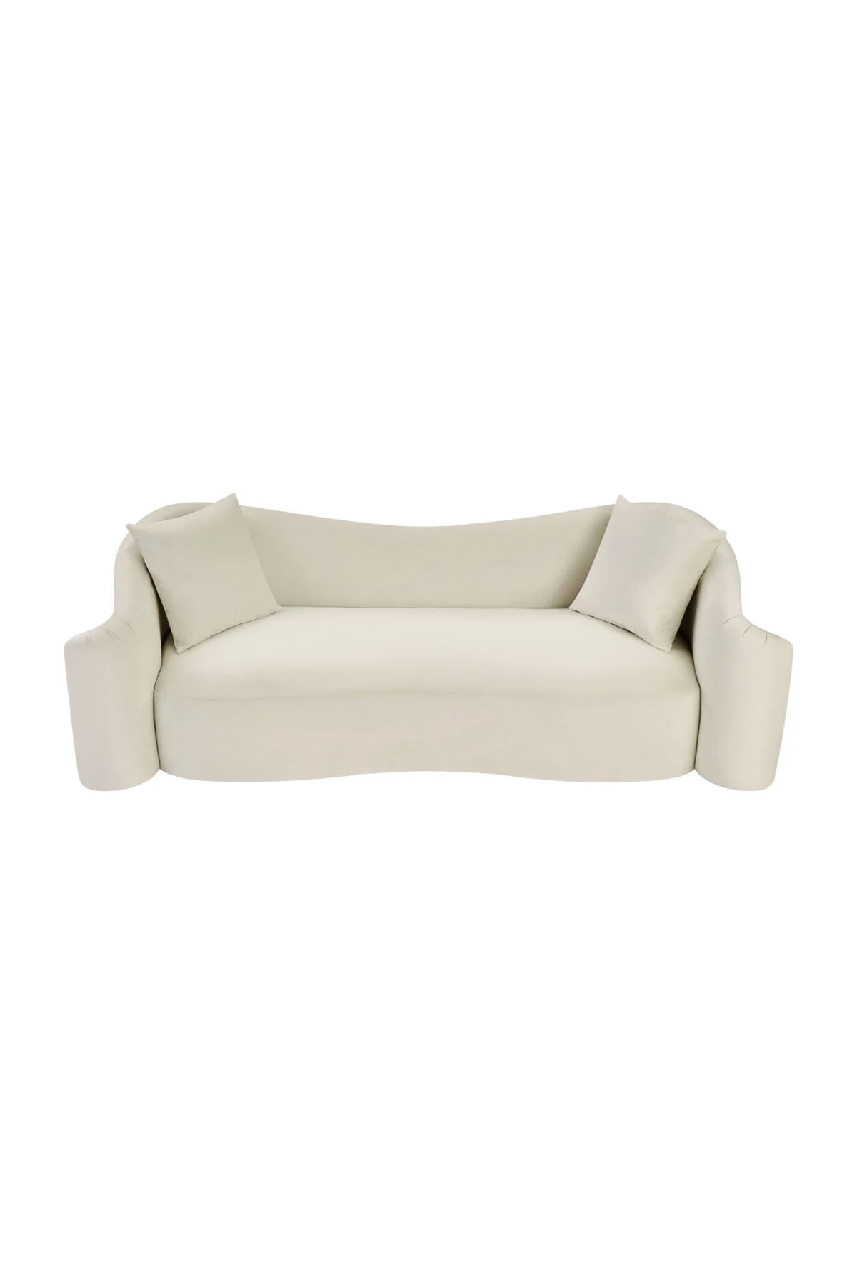 Destin Velvet Sofa - Image 2