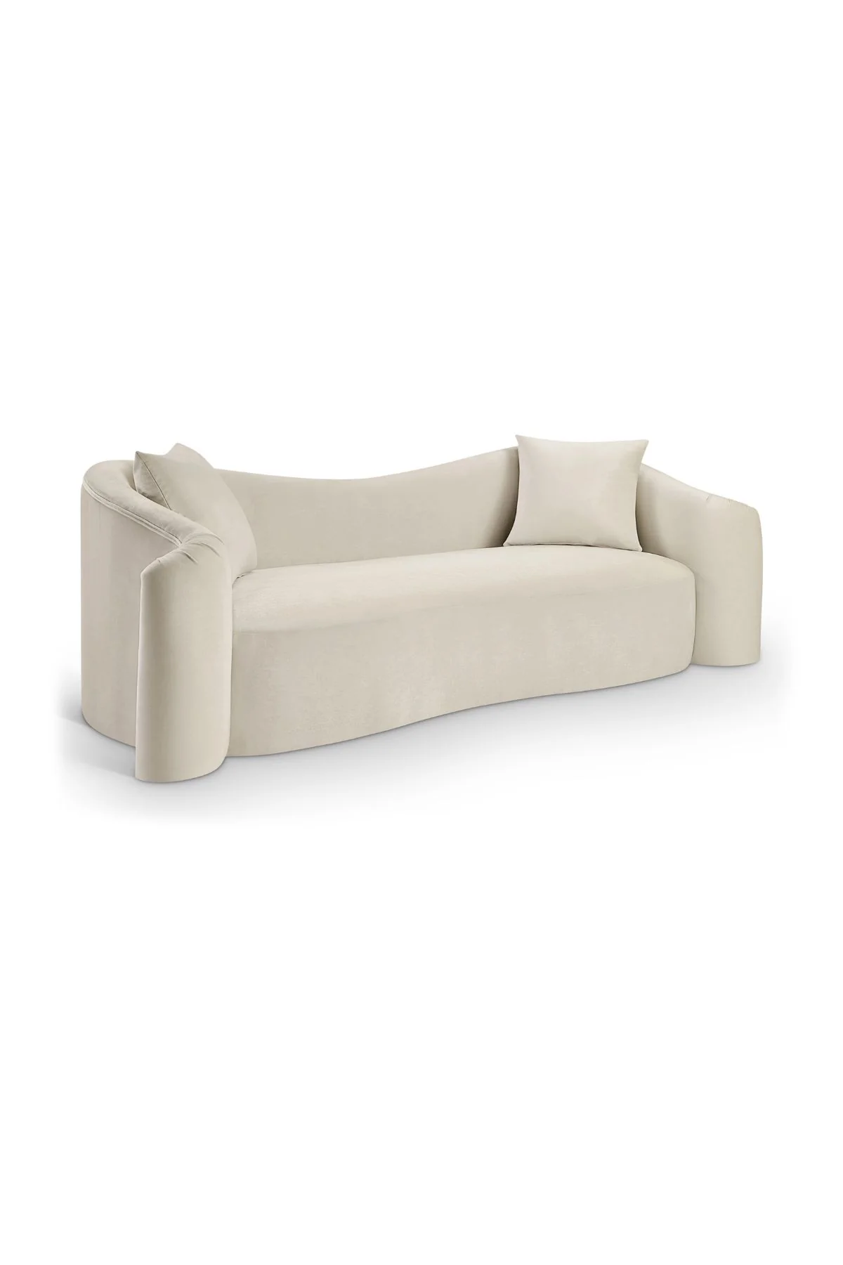 Destin Velvet Sofa - Image 3
