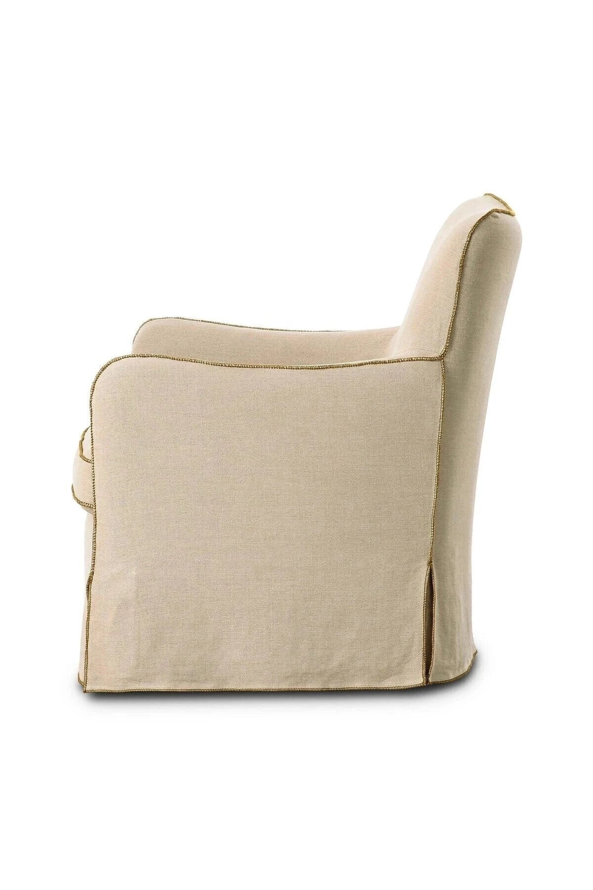 Devon Slipcover Swivel Chair - Image 17