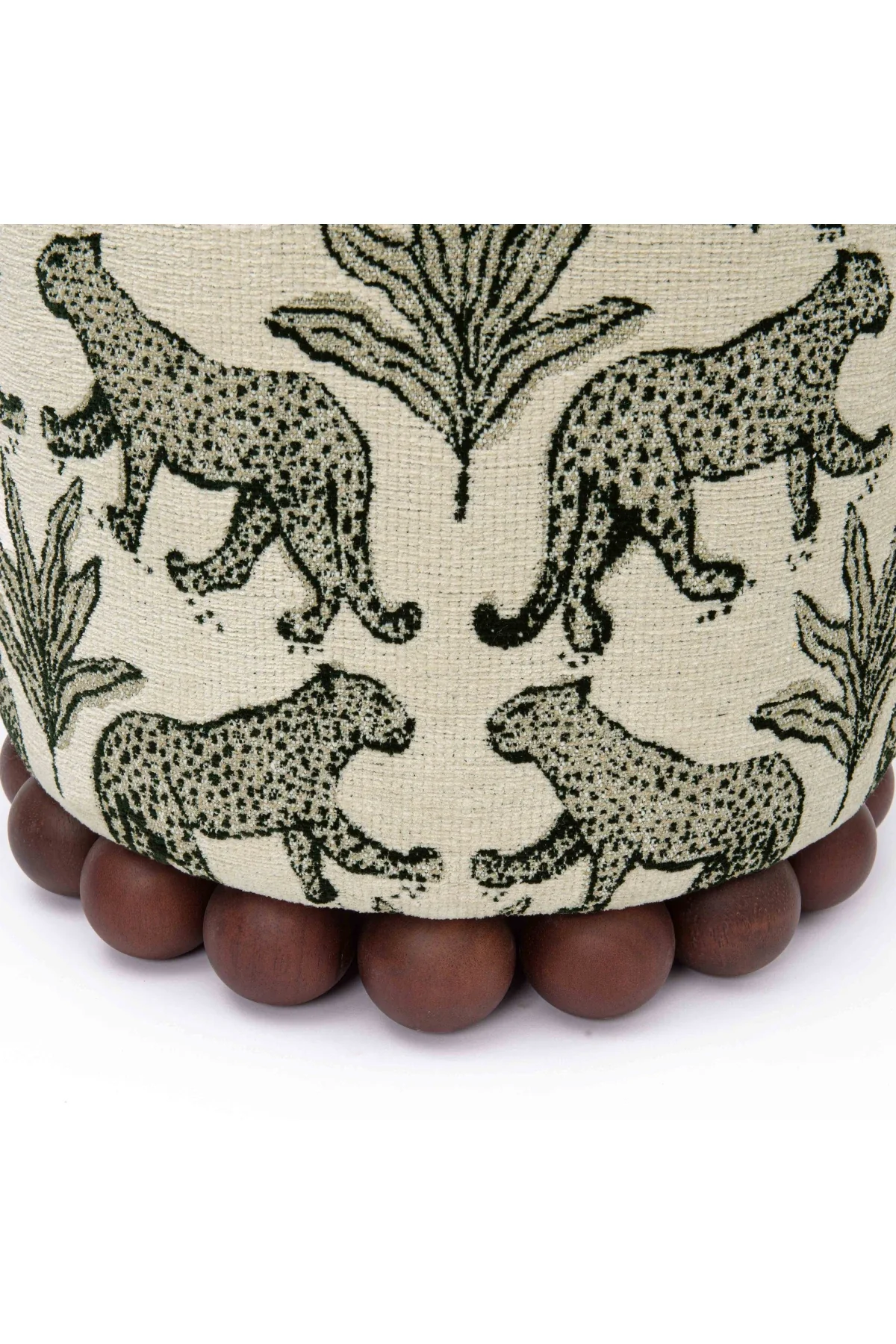Dex Leopard Jacquard Ottoman - Image 5