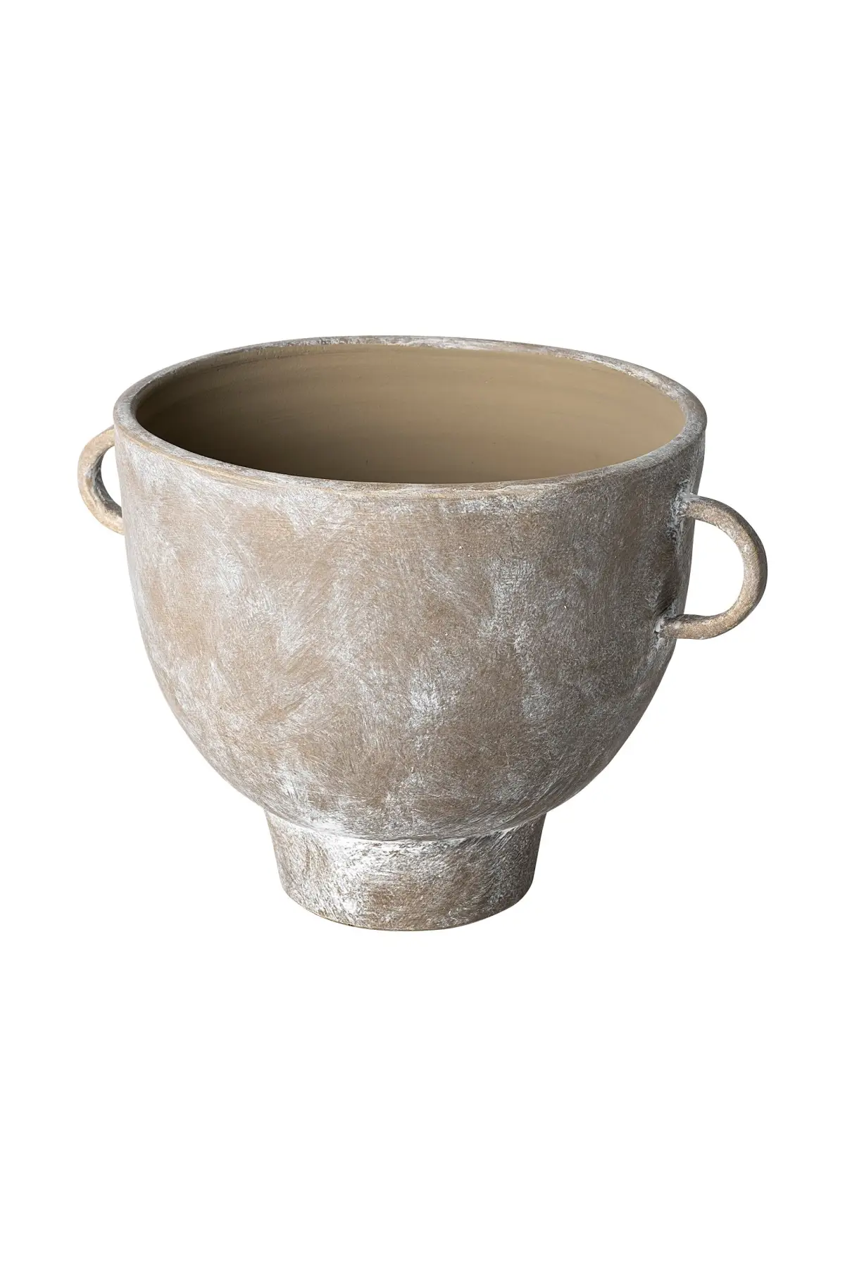 Deya Rustic Brown Ceramic Vase - 2 Sizes - Image 3