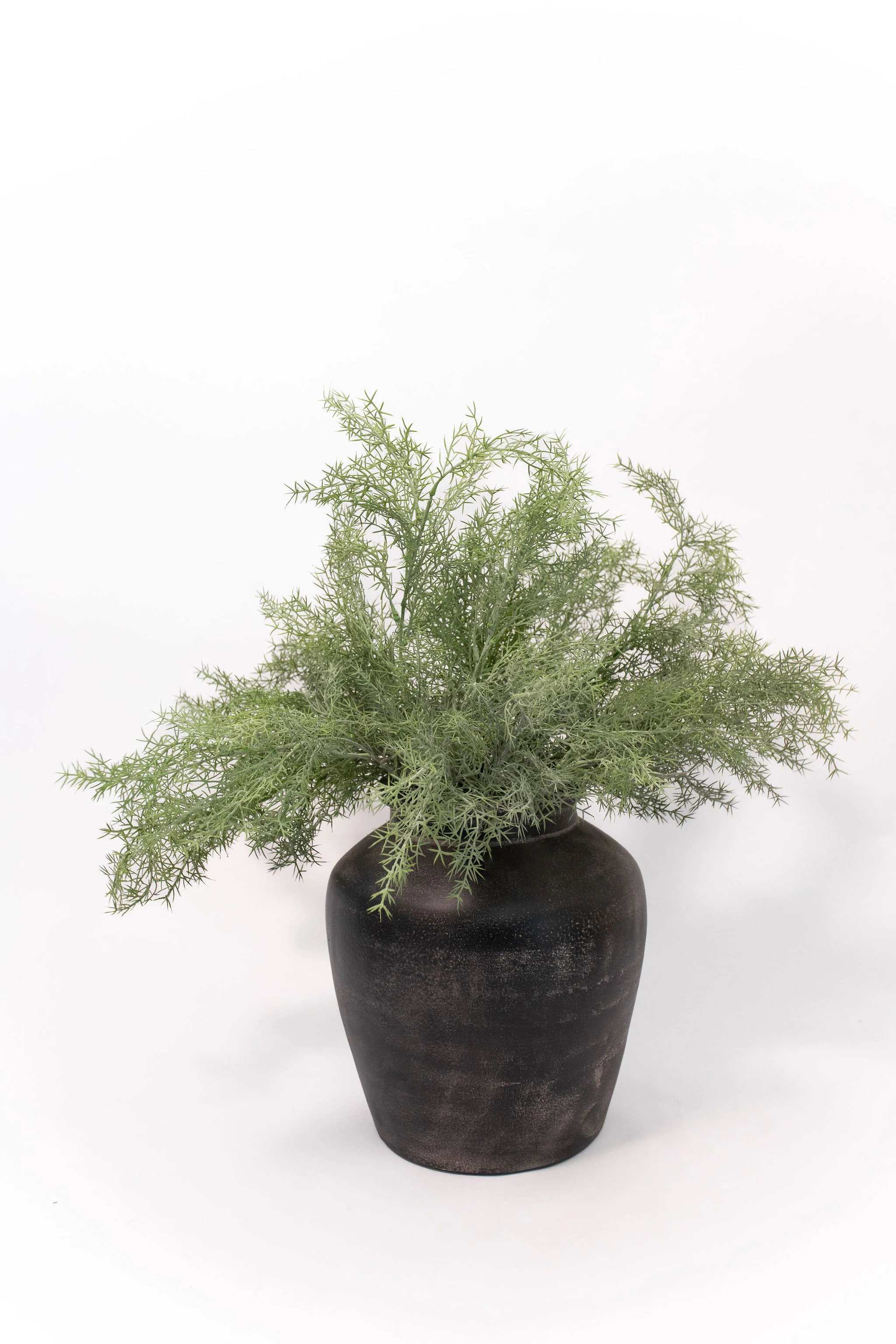 Distressed Terracotta Vase - Black - Image 3