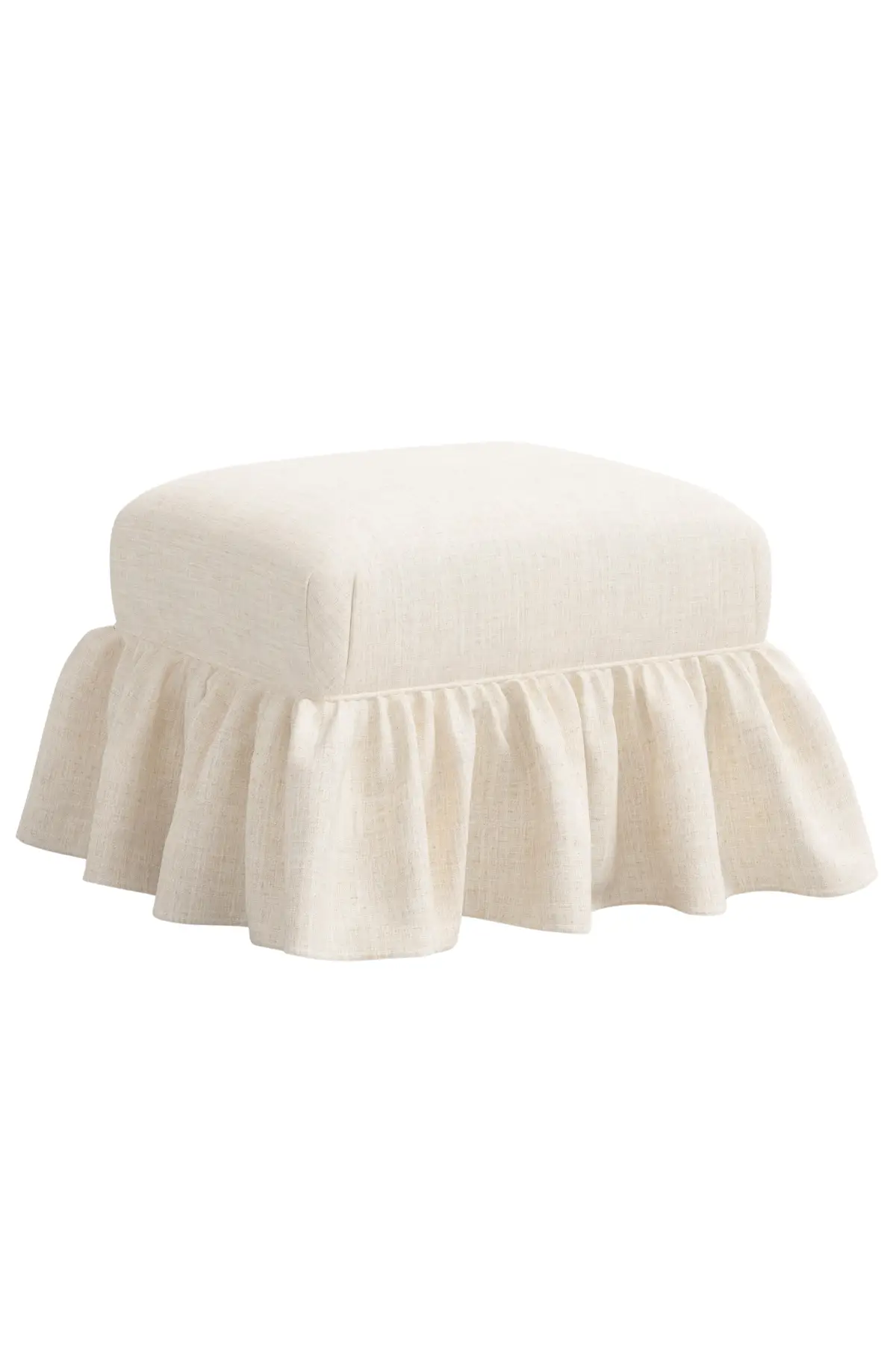 Edith Ruffle Ottoman - Image 9
