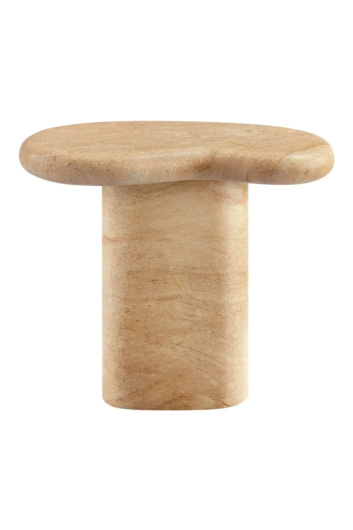 Elowen Side Table - Travertine